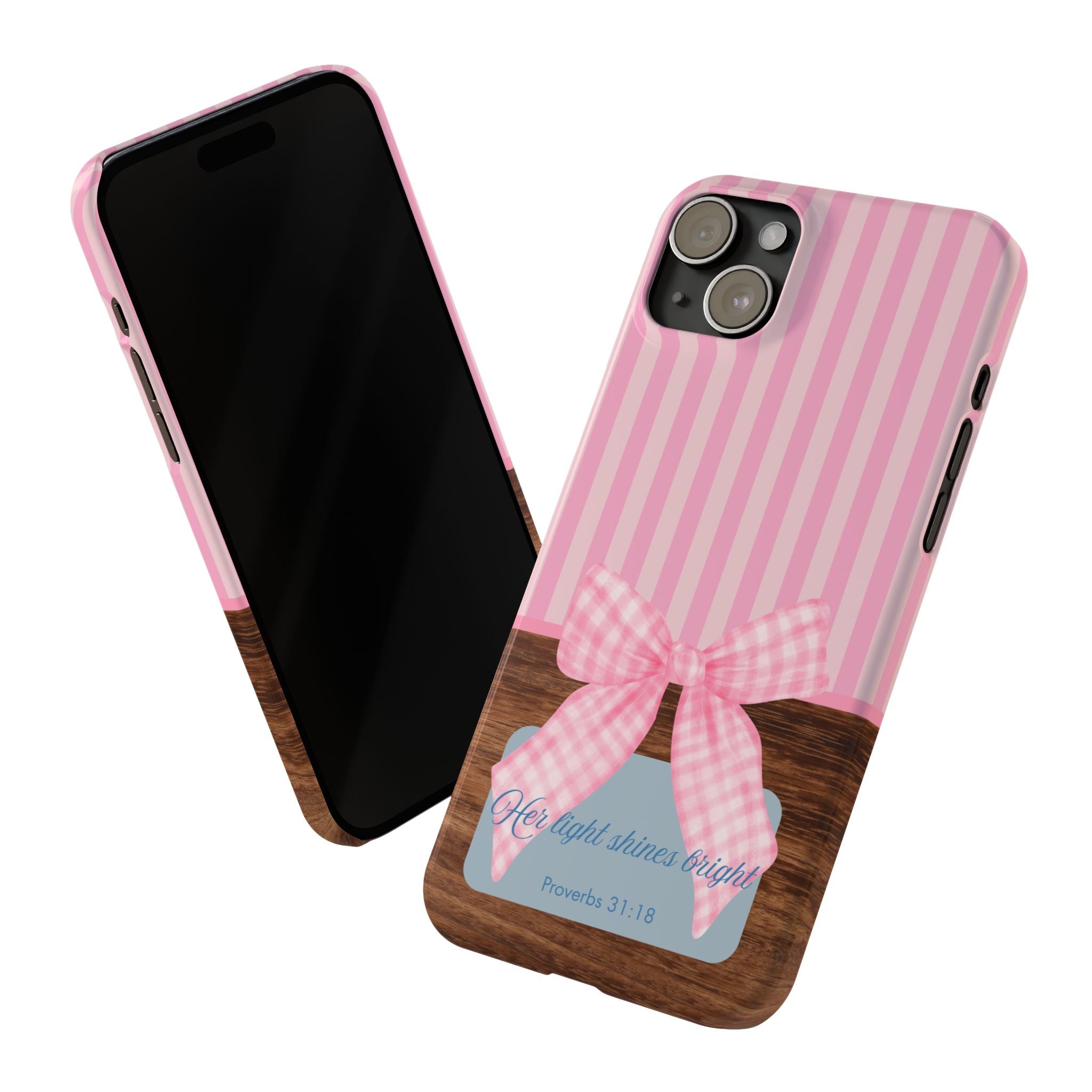 Her Light Shines Bright iPhone Case