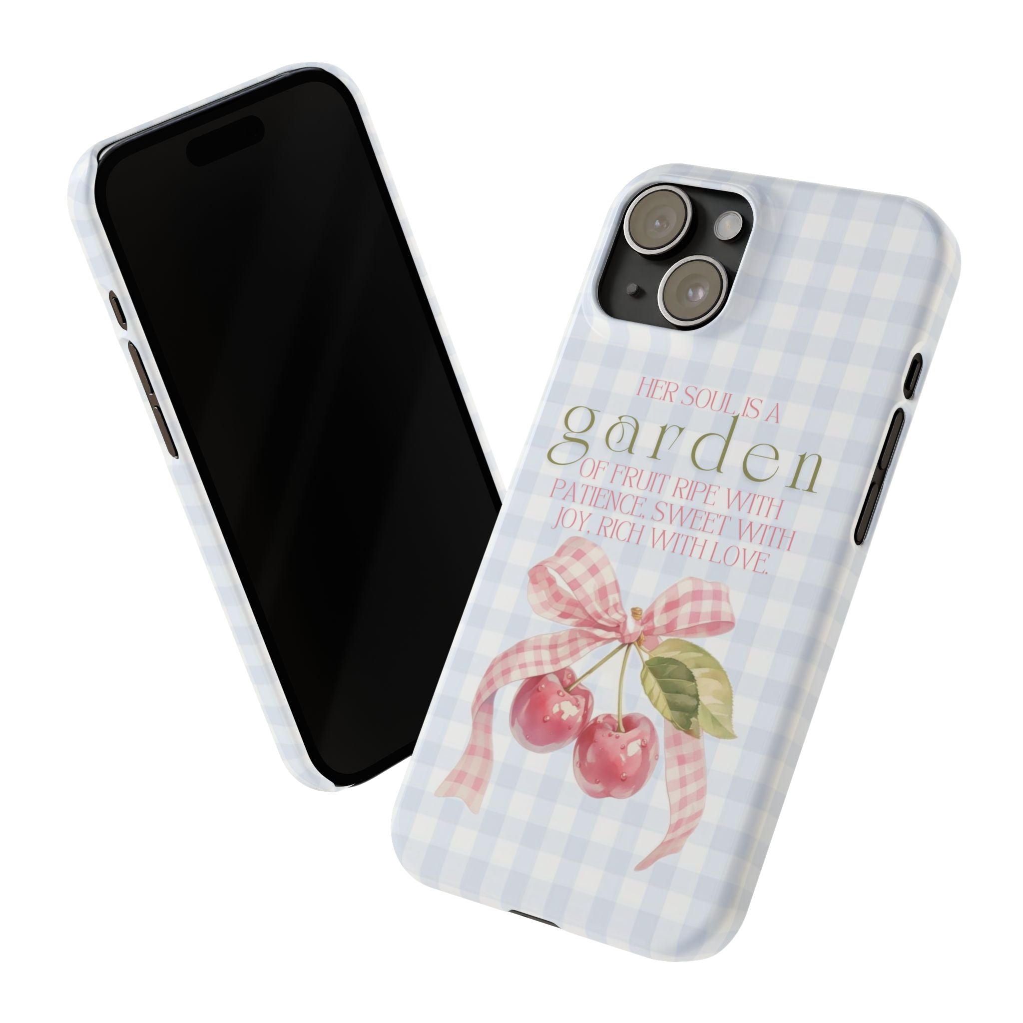 Her Soul Is A Garden iPhone Case
