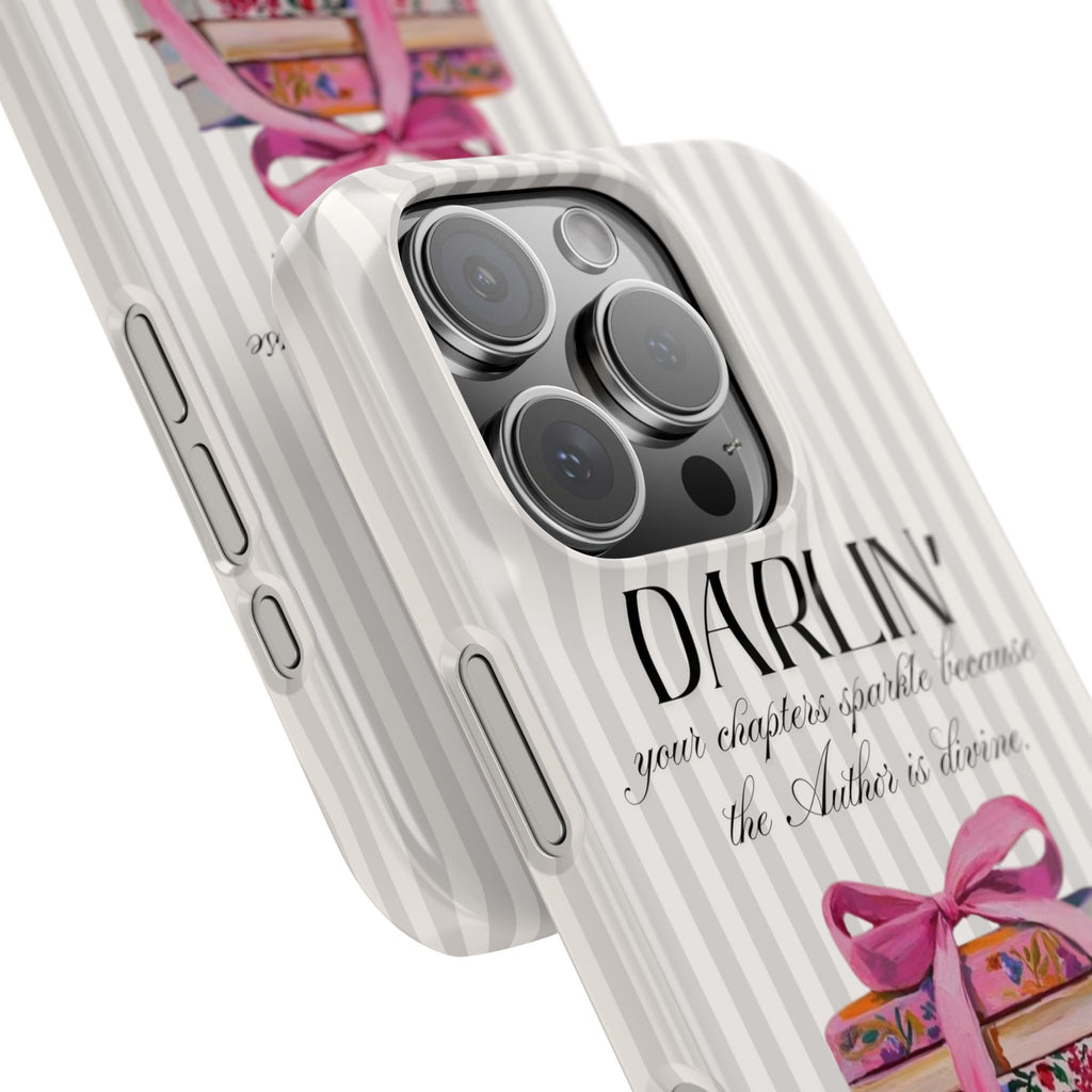 Darlin’ The Author Is Devine iPhone Case