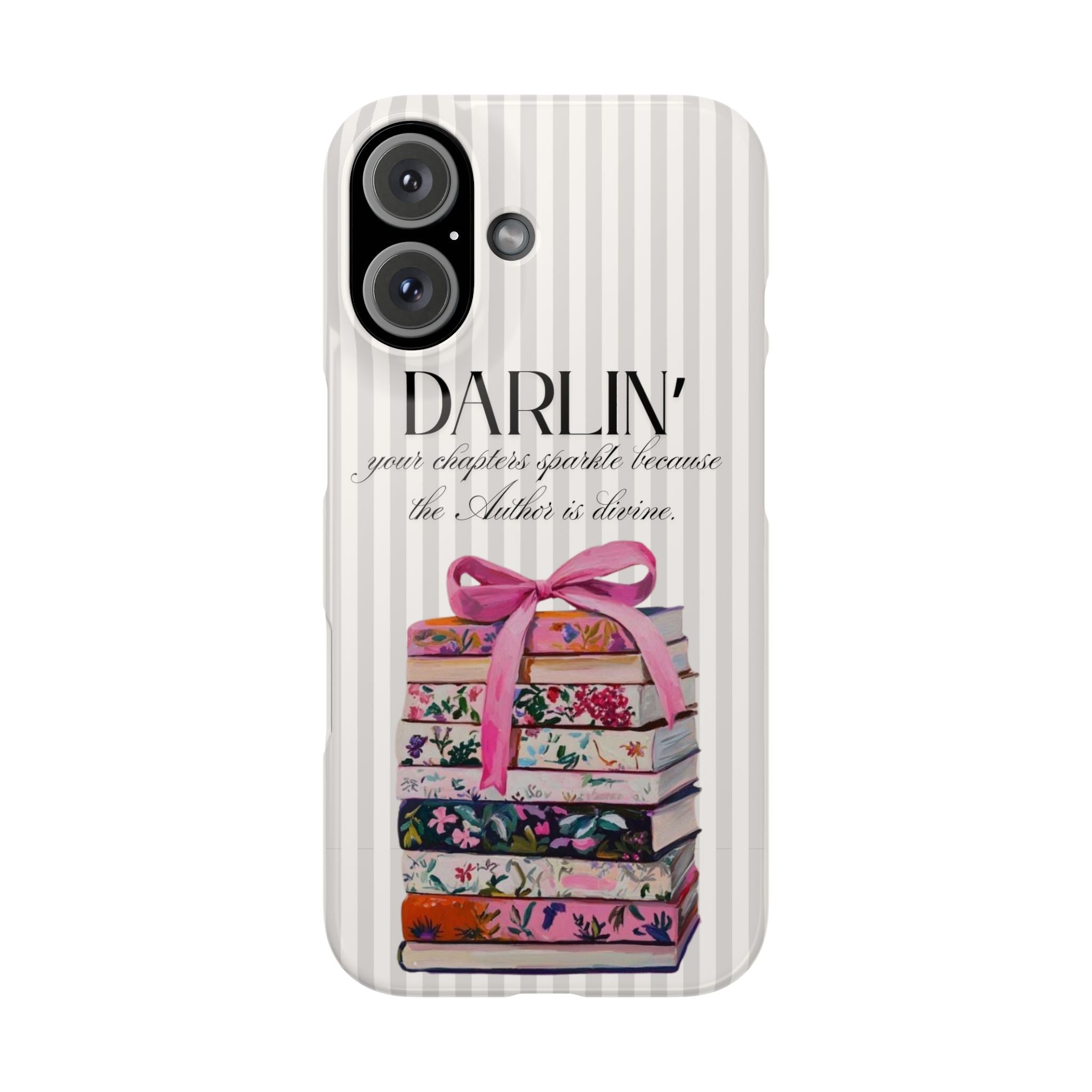 Darlin’ The Author Is Devine iPhone Case