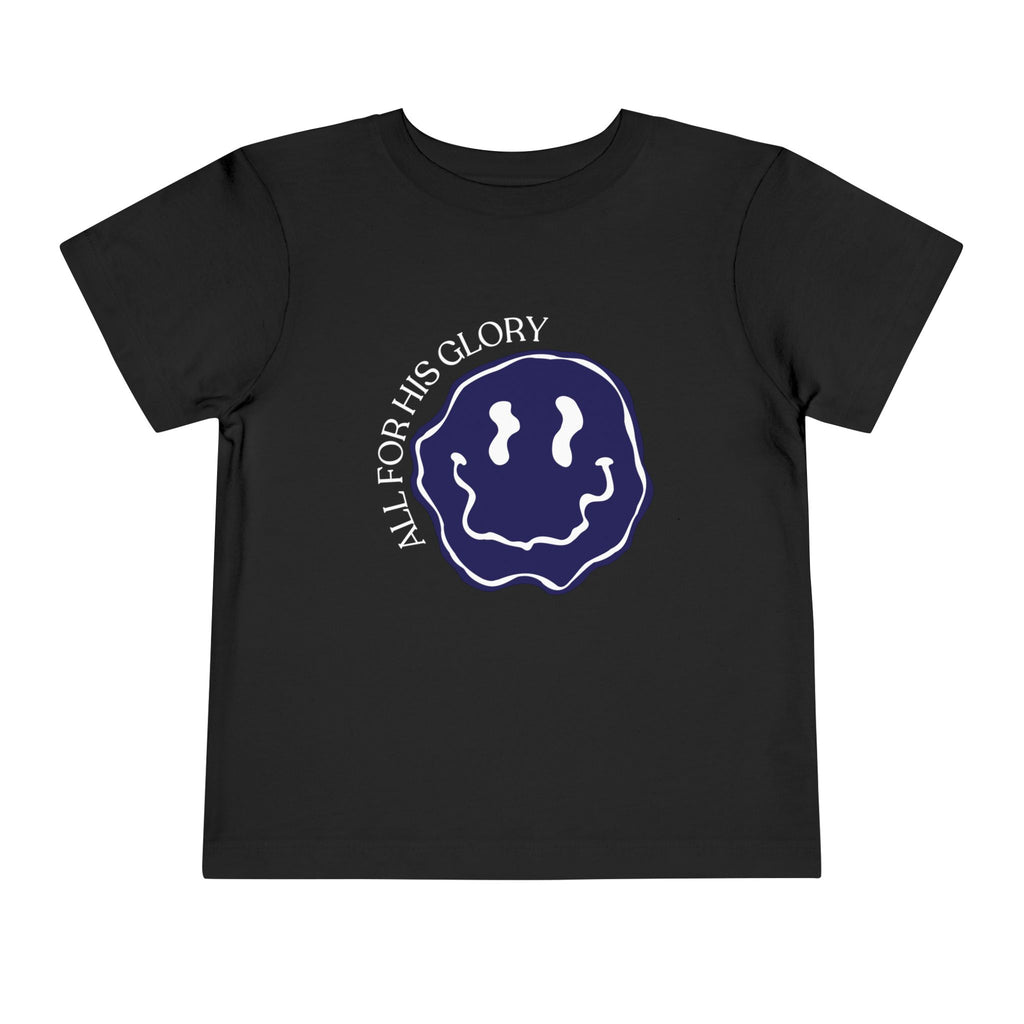 All For His Glory Smiley Toddler Tee