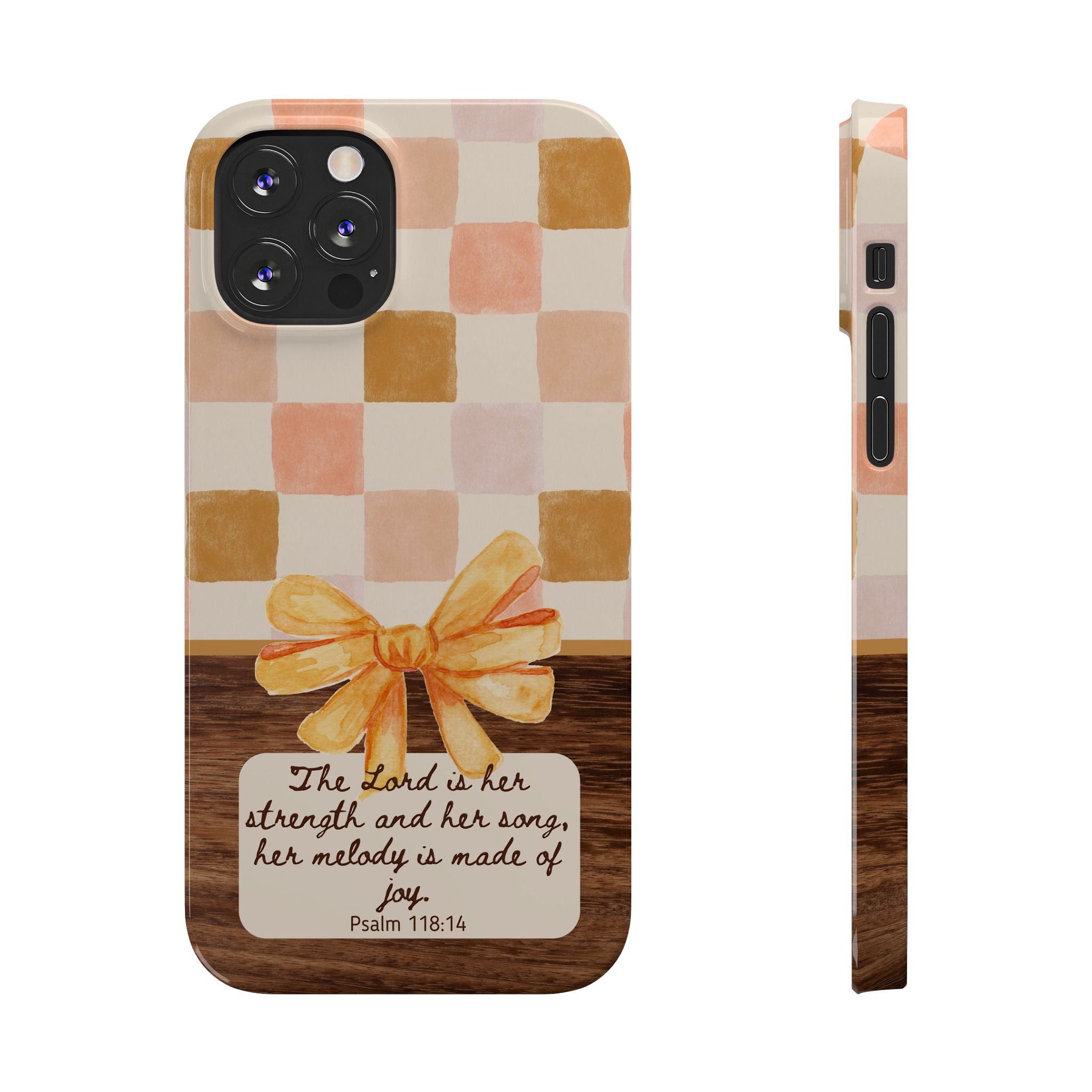 The Lord Is Her Strength iPhone Case