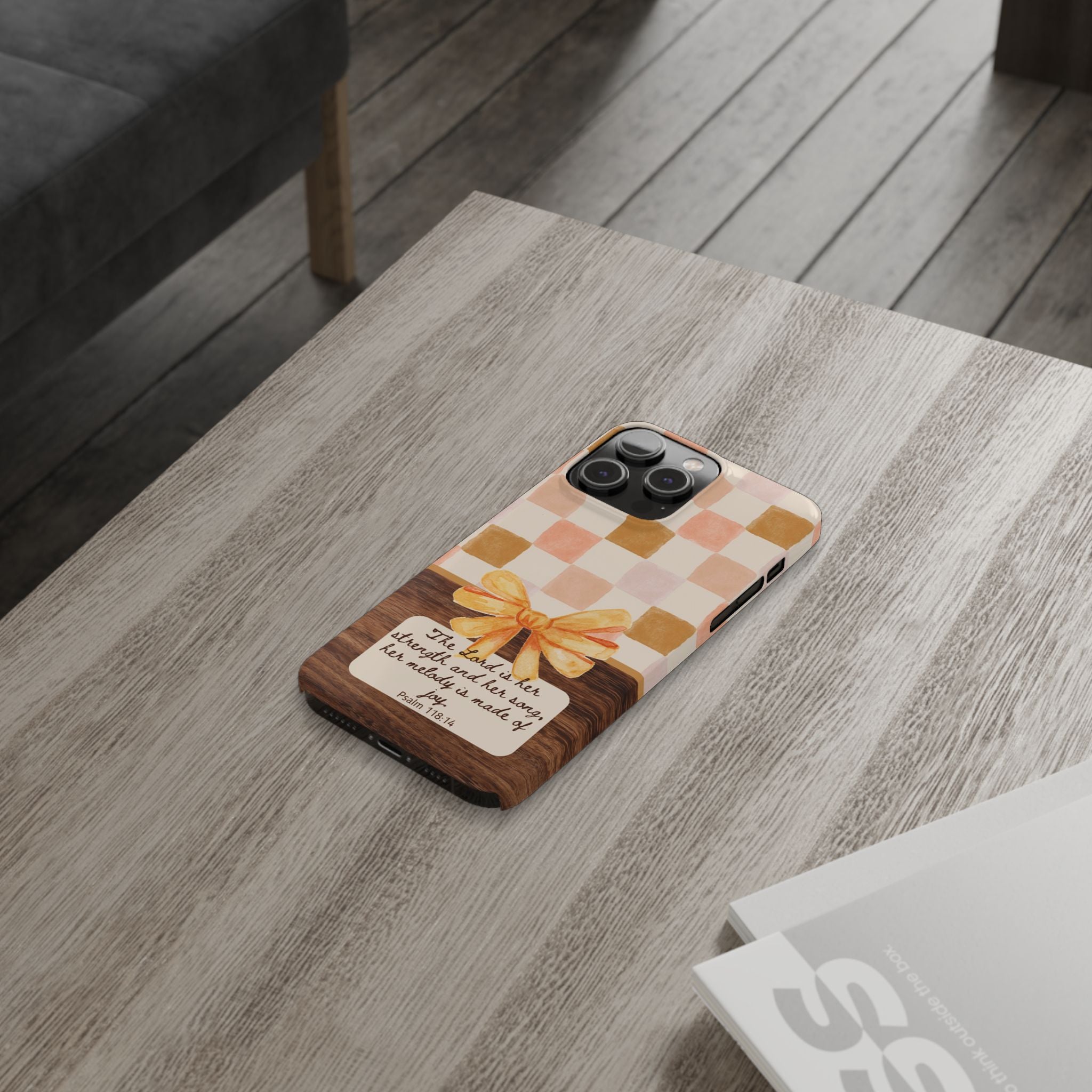 The Lord Is Her Strength iPhone Case