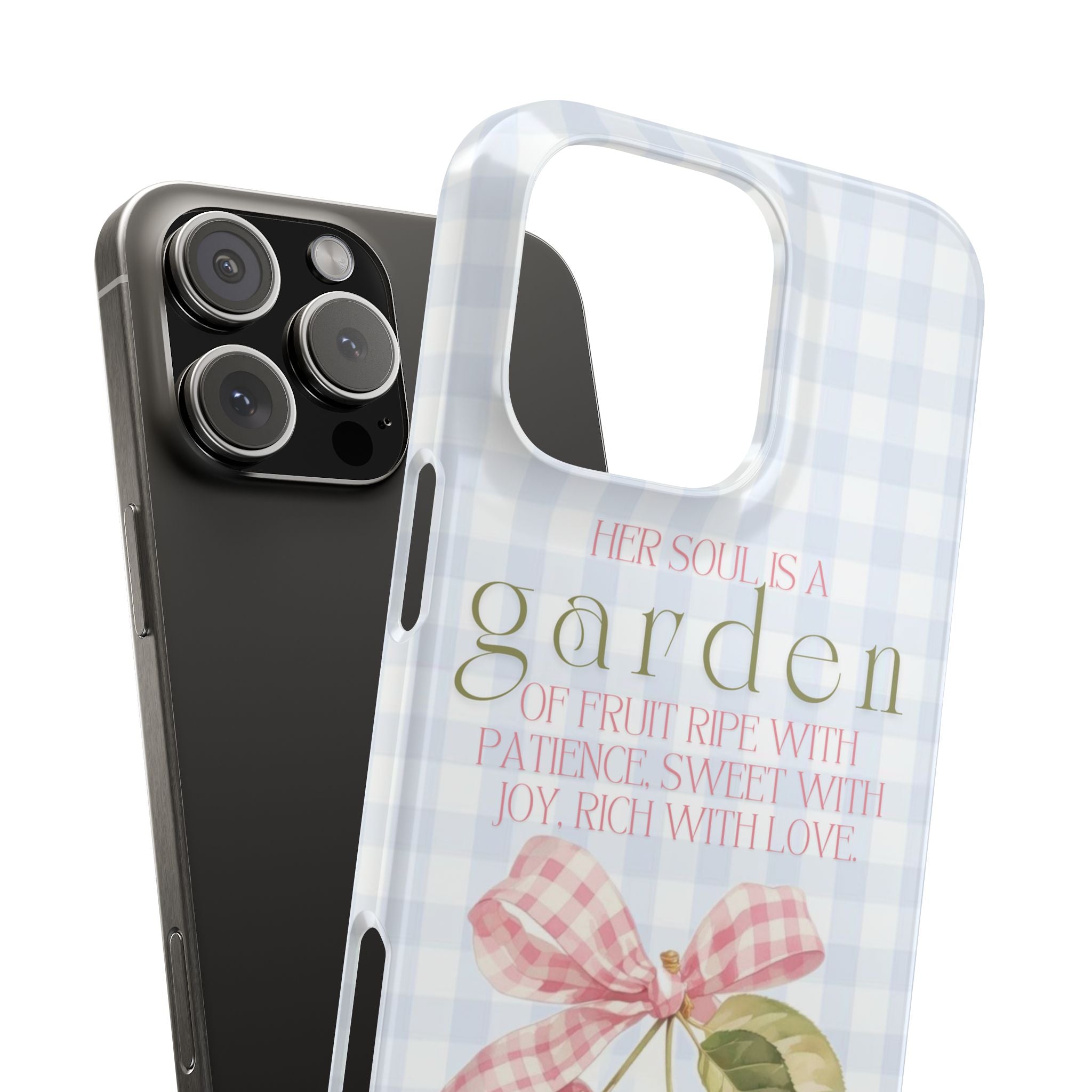 Her Soul Is A Garden iPhone Case