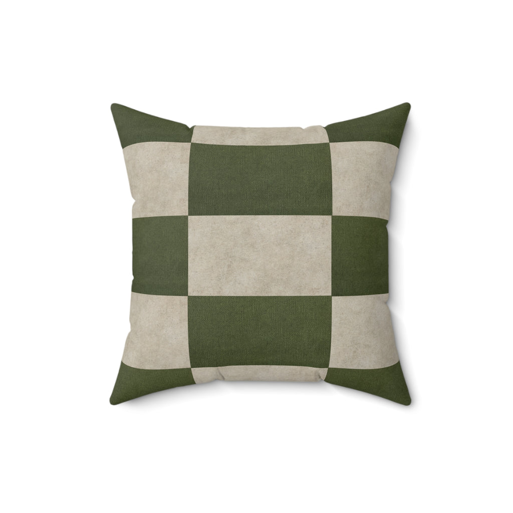 Stone & Green Pillow