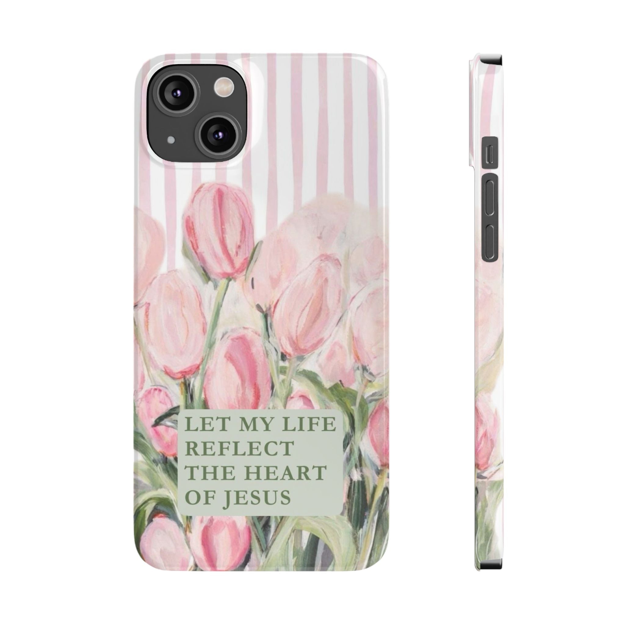 Let My Life Reflect The Heart Of Jesus iPhone Case