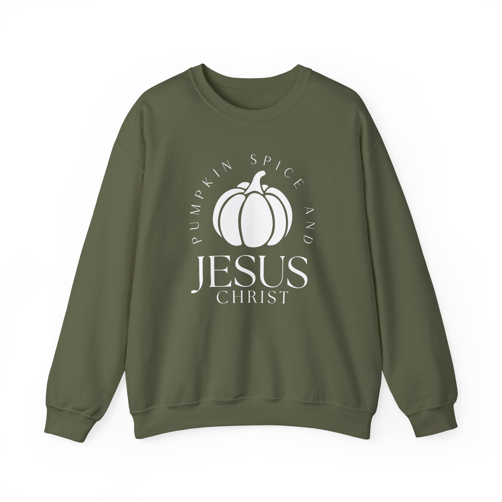 Pumpkin Spice And Jesus Christ Cozy Sweatshirt