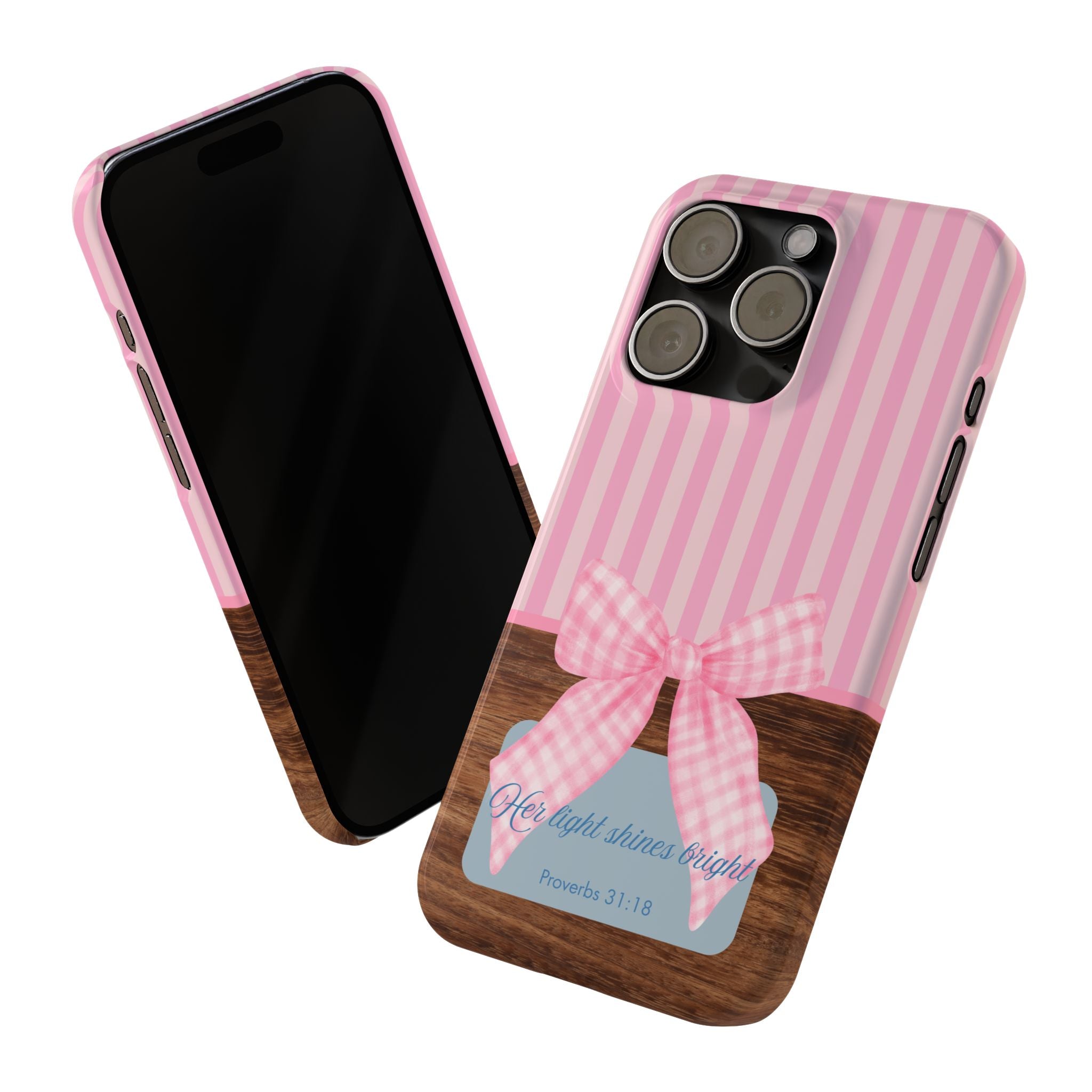 Her Light Shines Bright iPhone Case