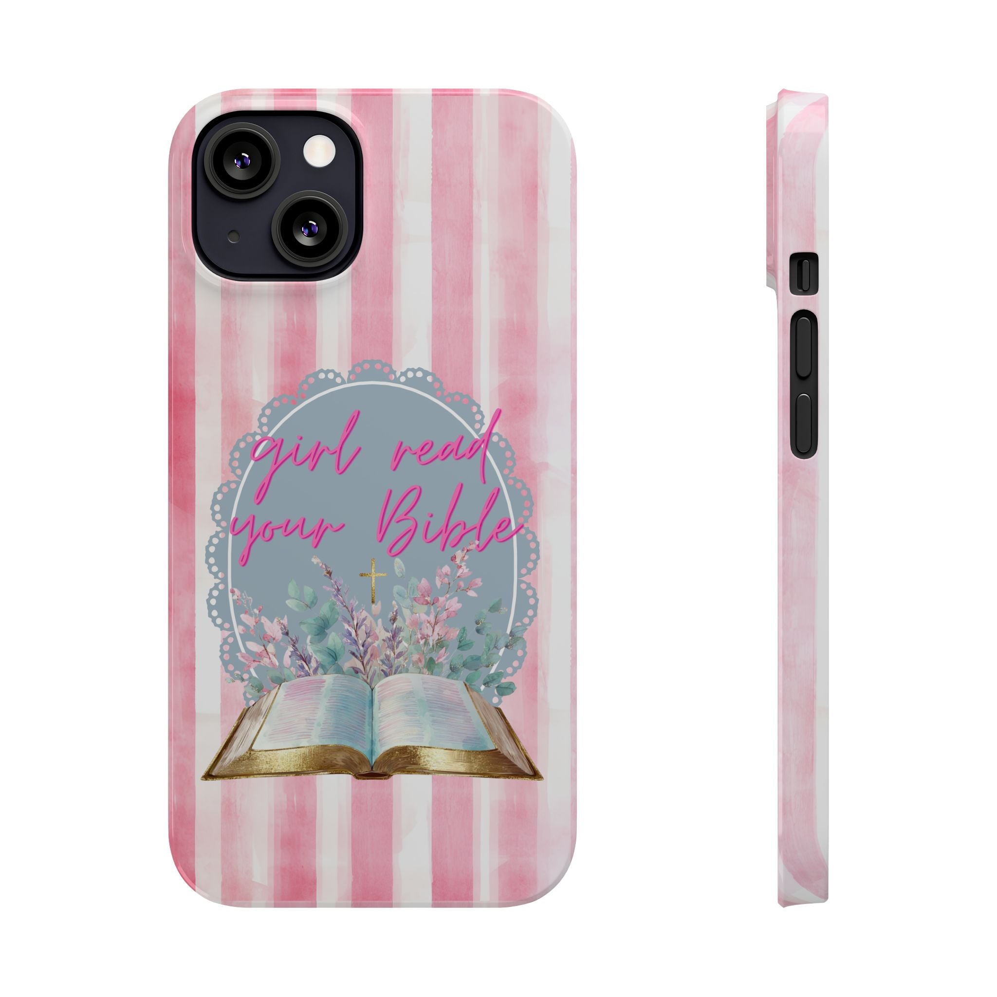 Girl Read Your Bible iPhone Case