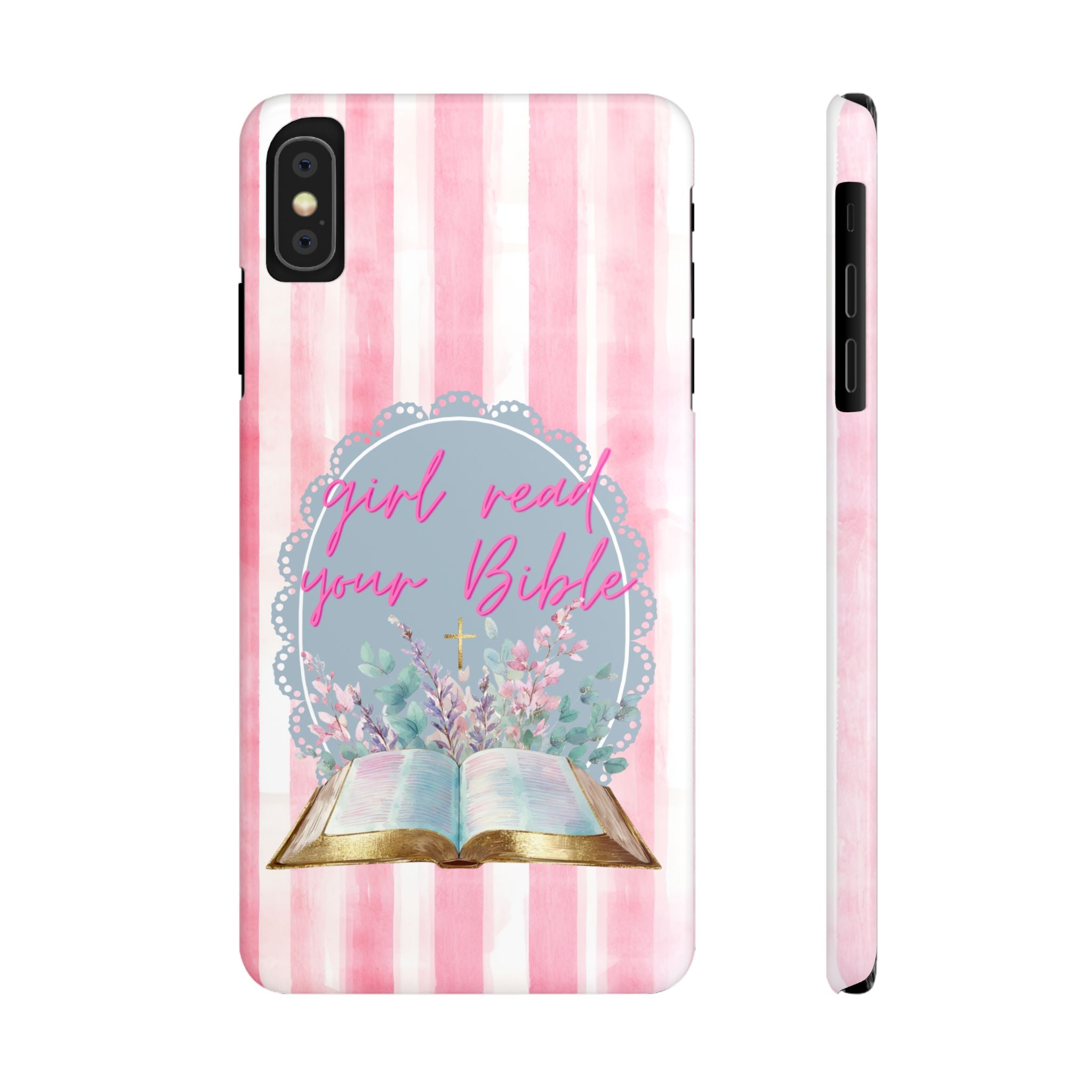 Girl Read Your Bible iPhone Case
