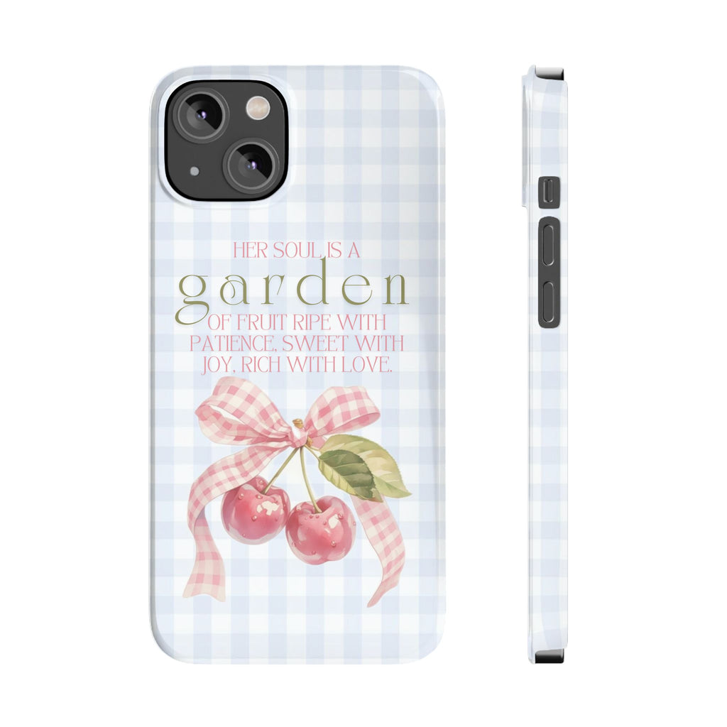 Her Soul Is A Garden iPhone Case