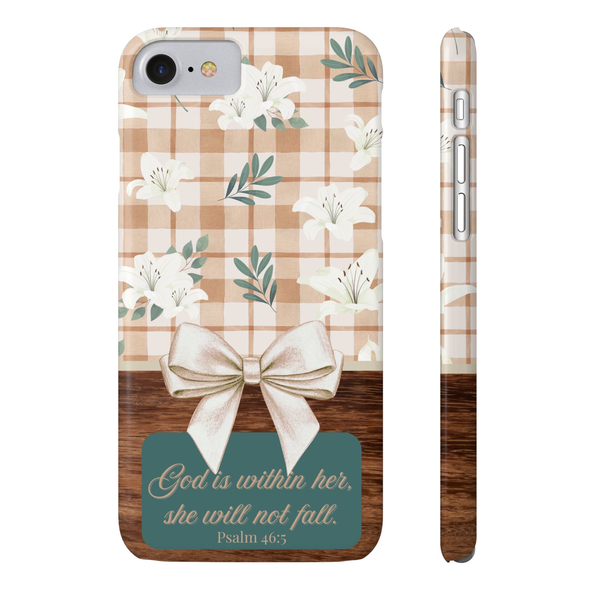 God Is Within Her She Will Not Fall iPhone Case