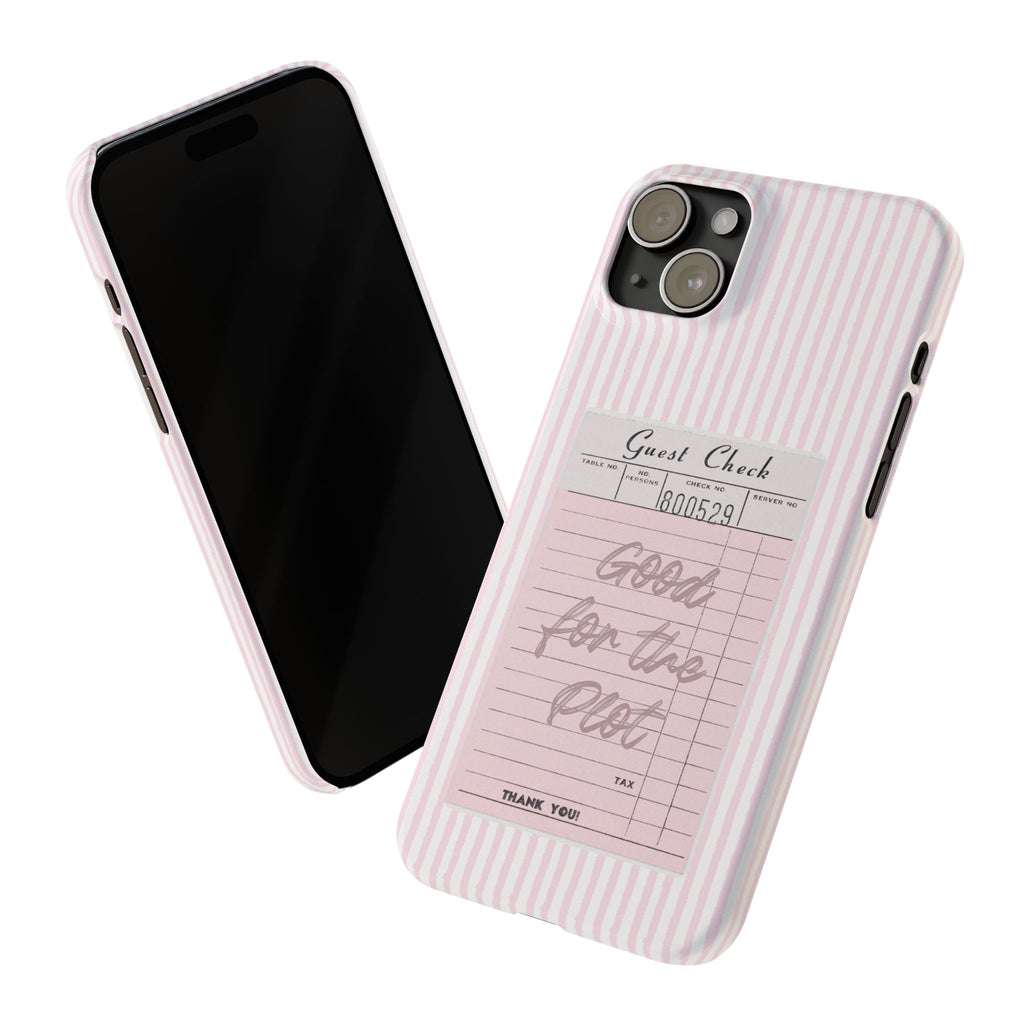 Good For The Plot iPhone Case
