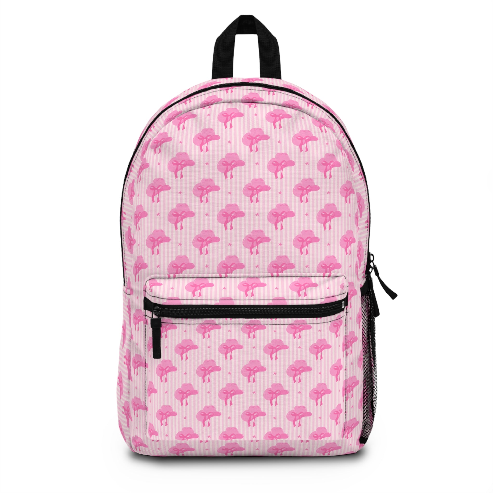Pink Cowgirl Hat Kids Backpack