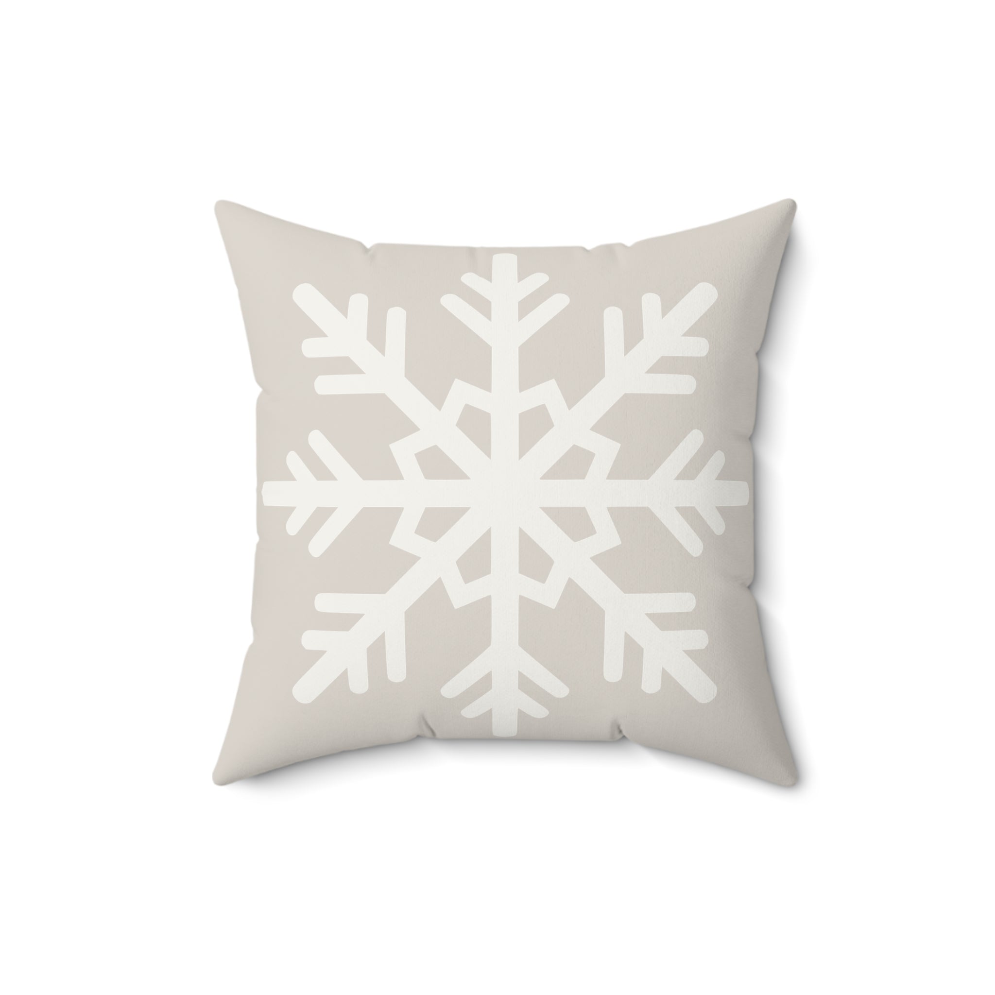 Winter Snowflake Pillow