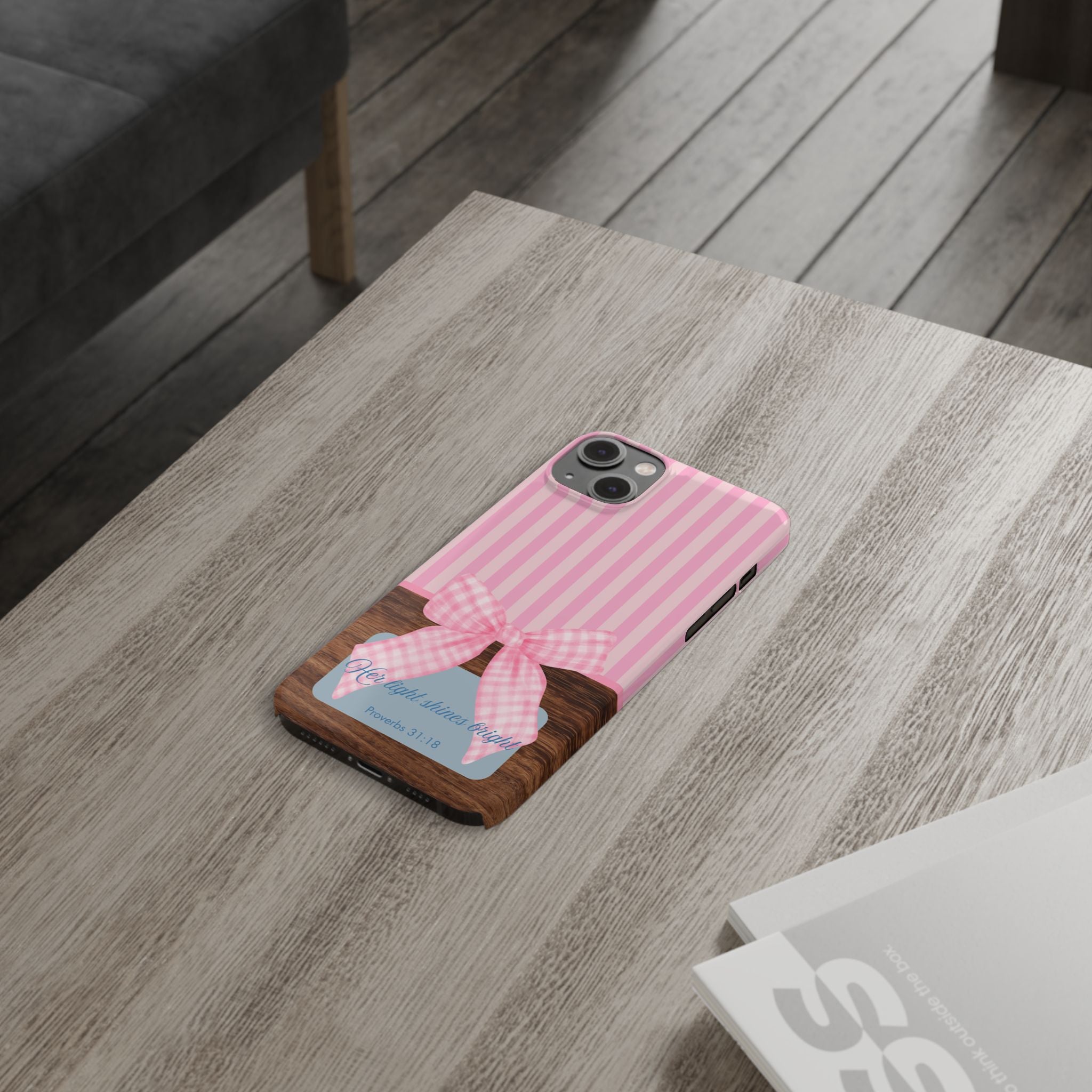 Her Light Shines Bright iPhone Case