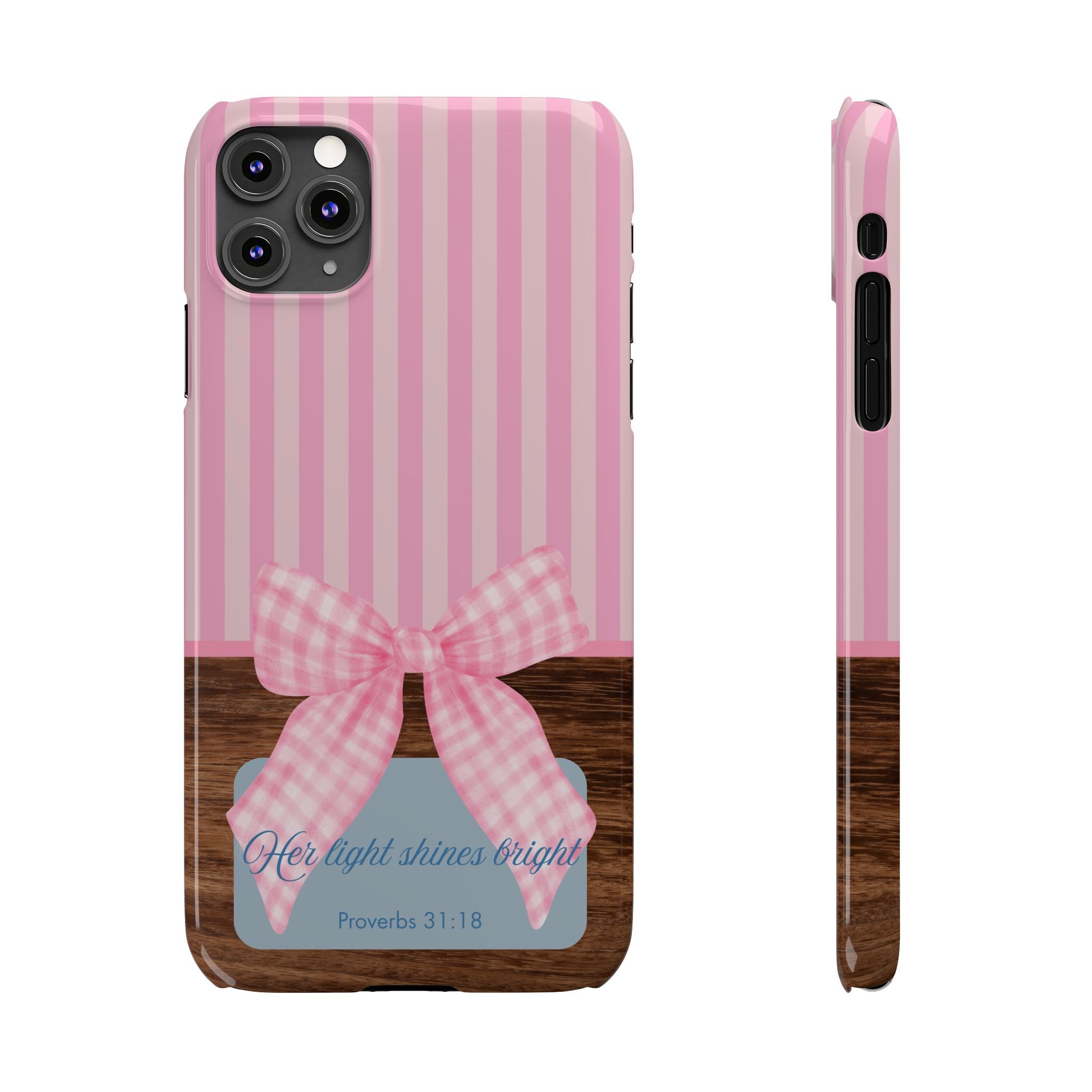 Her Light Shines Bright iPhone Case