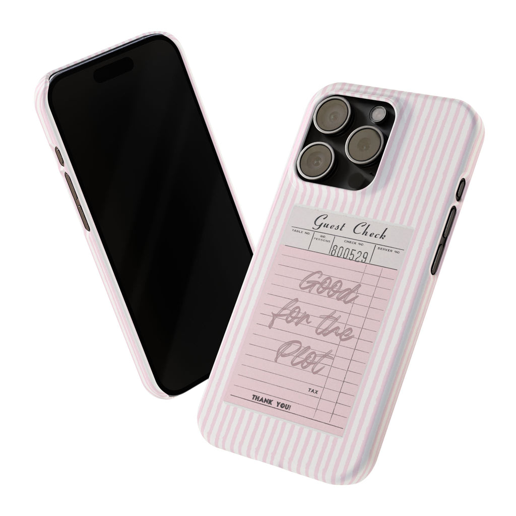 Good For The Plot iPhone Case
