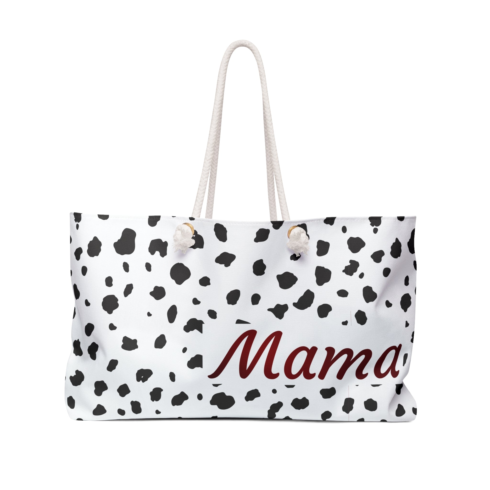 Spotted and Red Mama Weekender Bag
