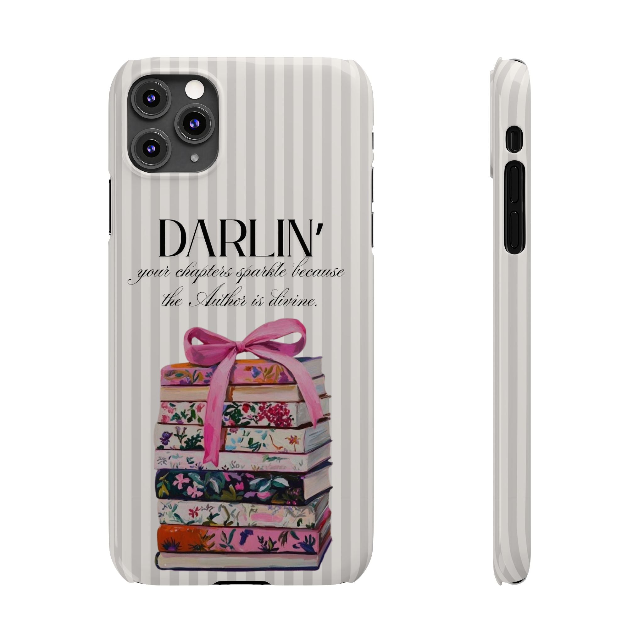 Darlin’ The Author Is Devine iPhone Case