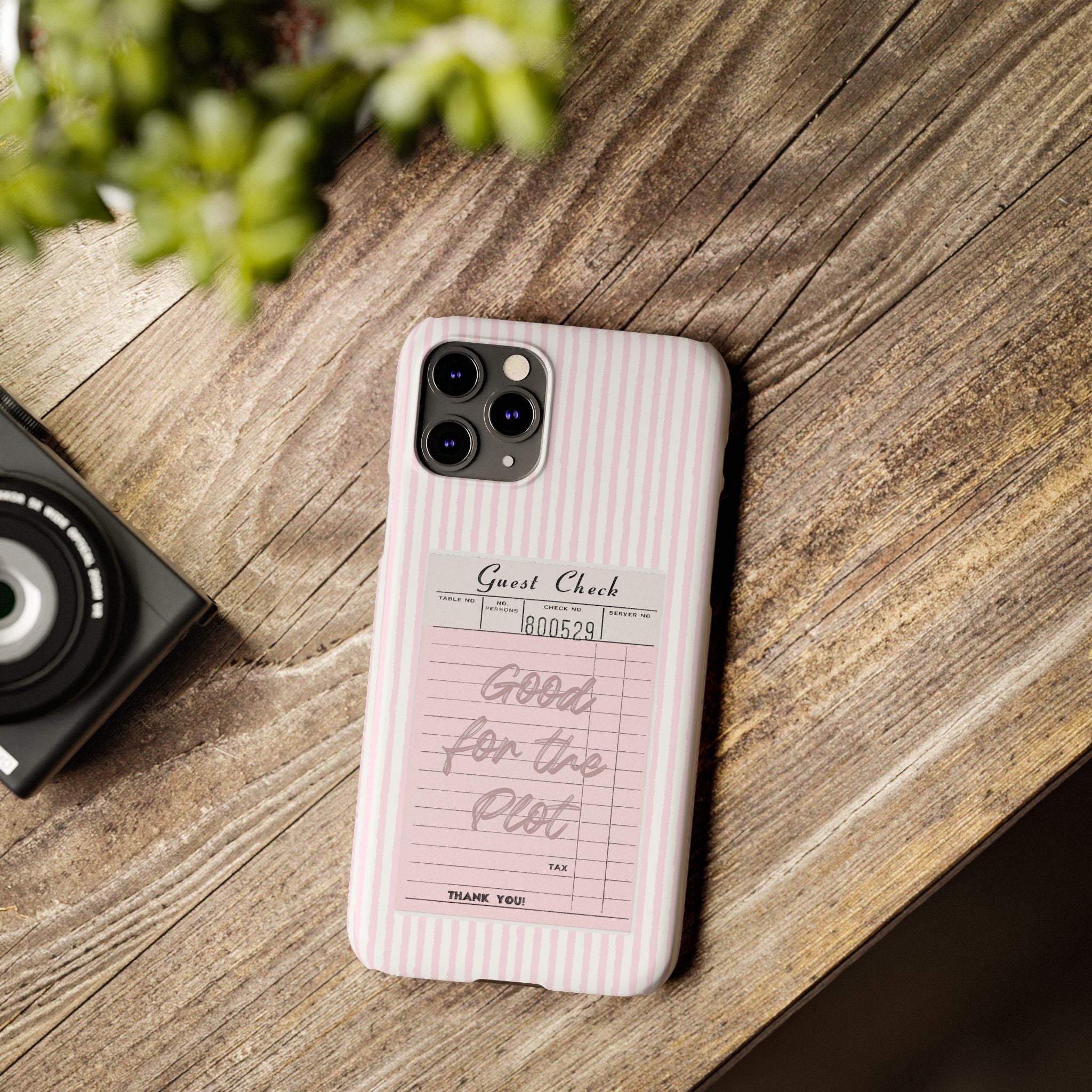 Good For The Plot iPhone Case
