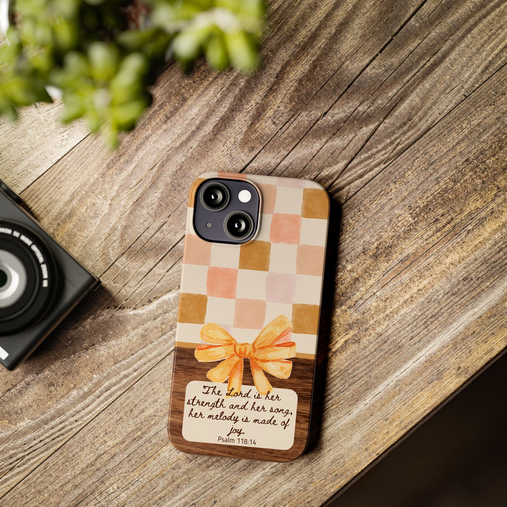 The Lord Is Her Strength iPhone Case