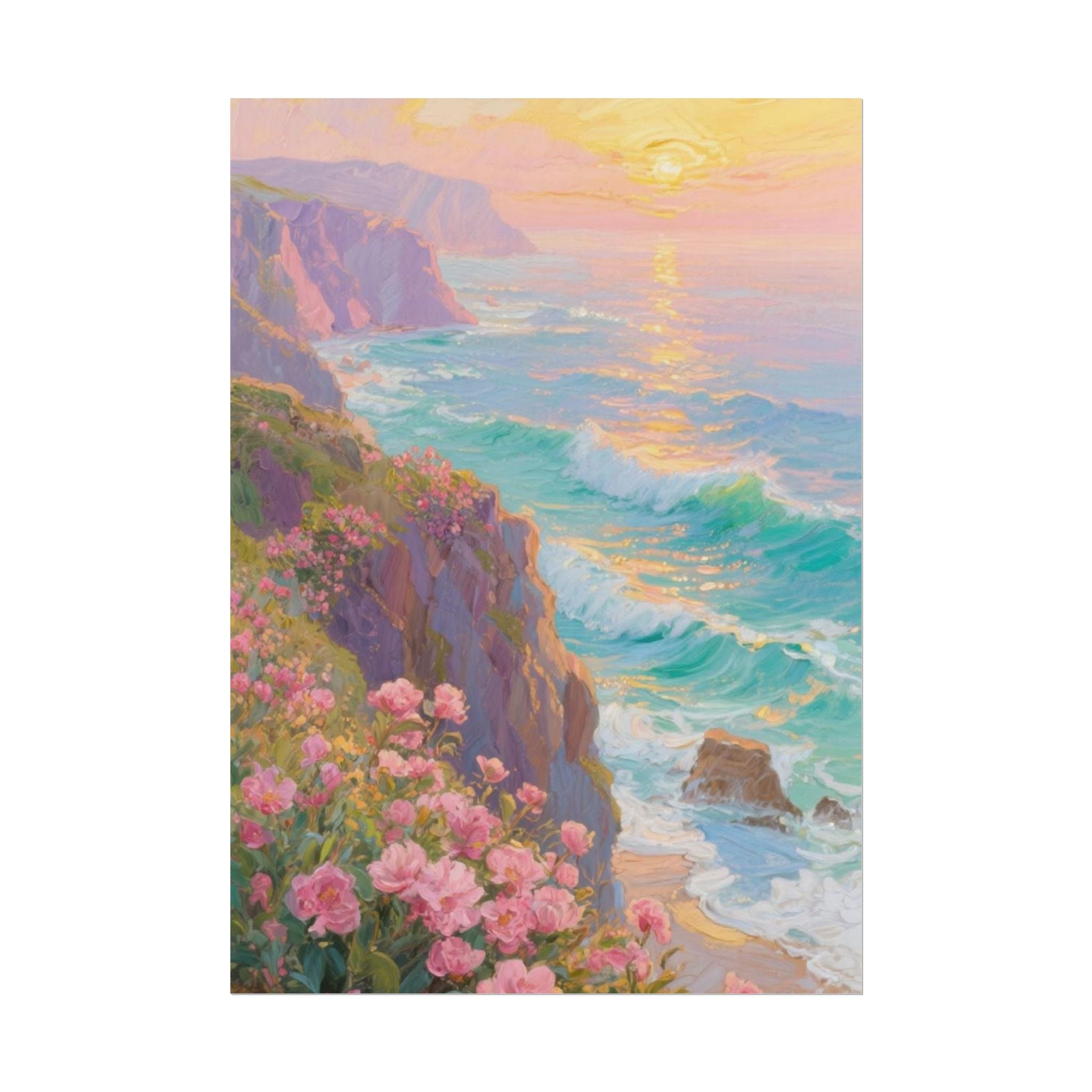 Flower Coast Unframed Poster
