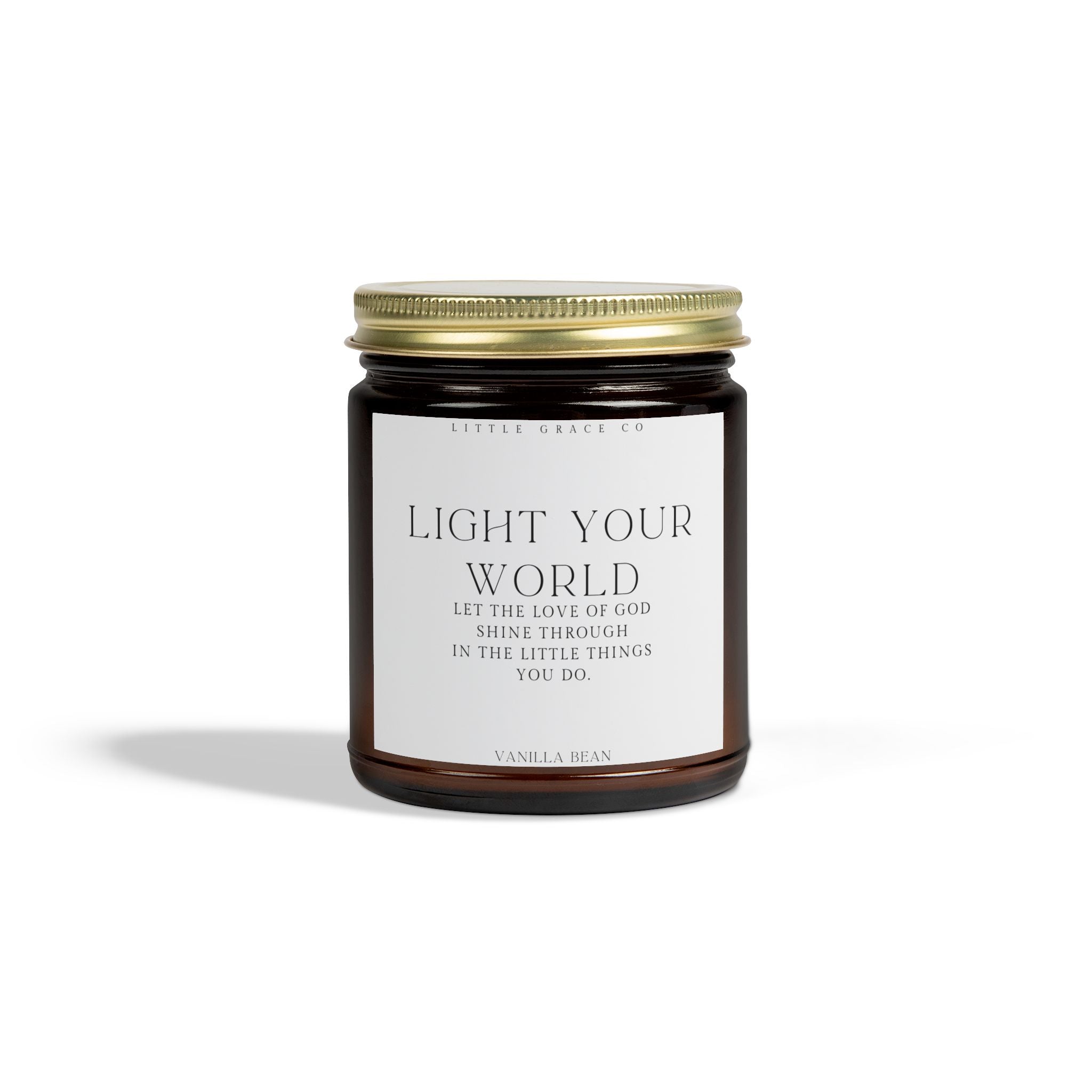 Light Your World Vanilla Bean Candle