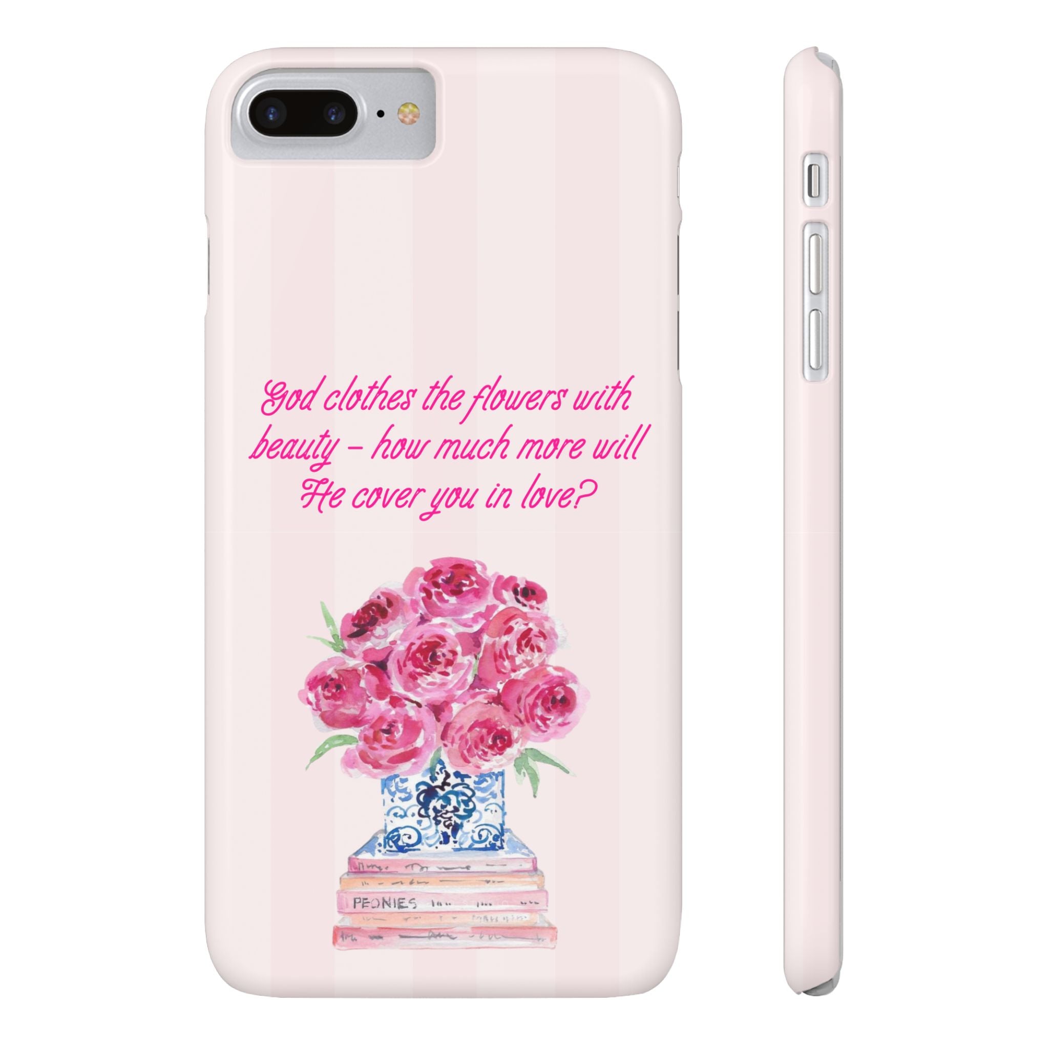 God Clothes The Flowers In Beauty Calling iPhone Case