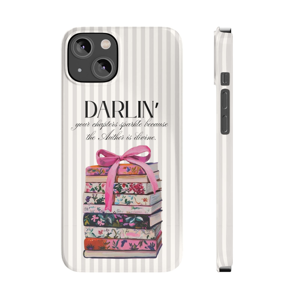 Darlin’ The Author Is Devine iPhone Case