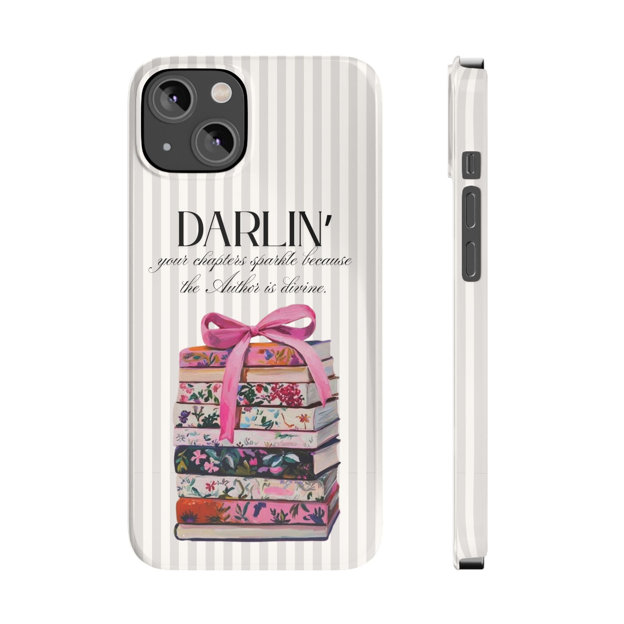 Darlin’ The Author Is Devine iPhone Case