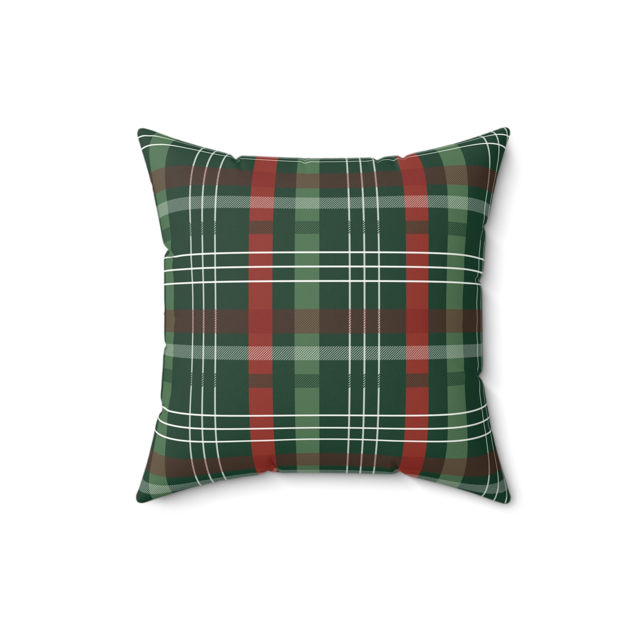 Red & Green Plaid Pillow