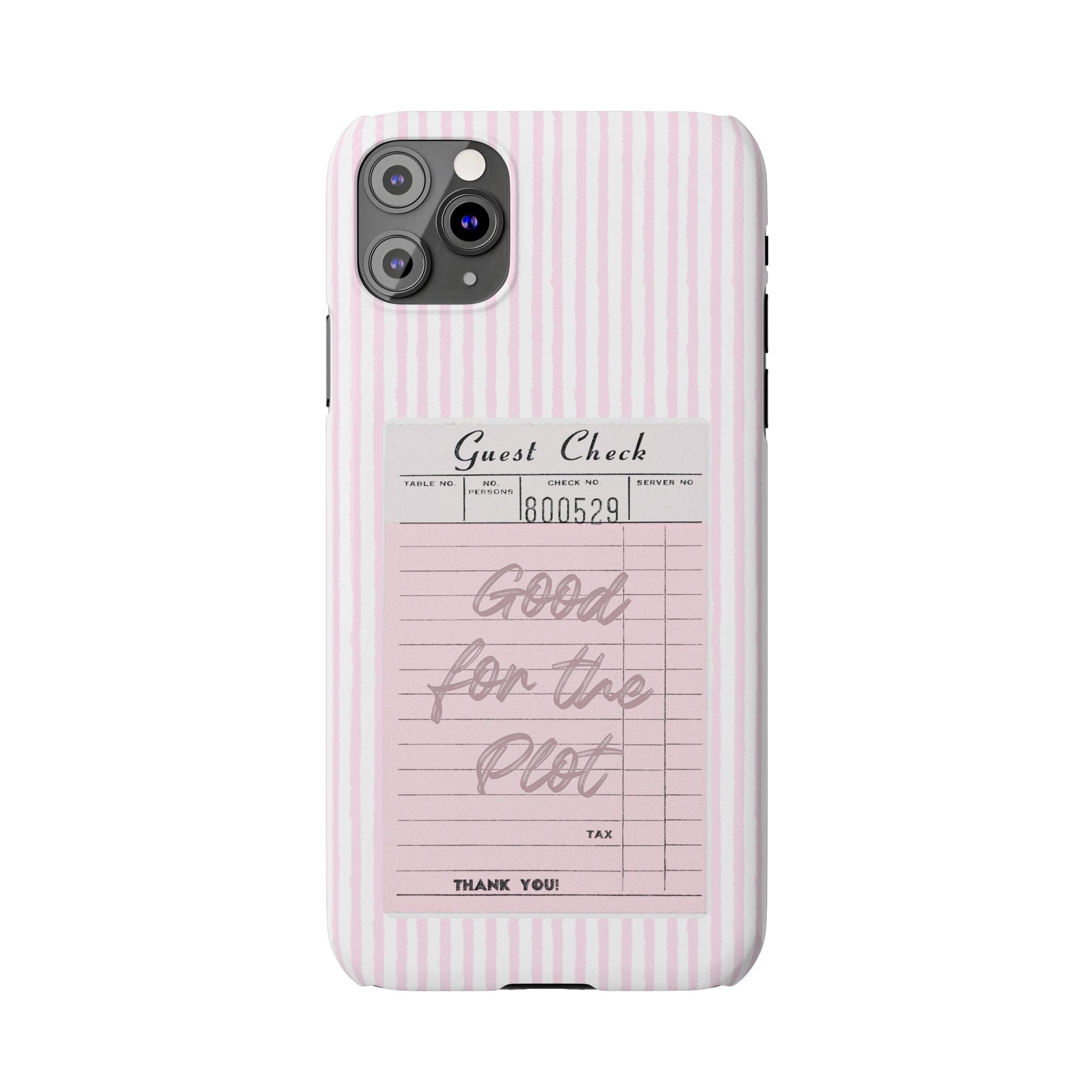 Good For The Plot iPhone Case