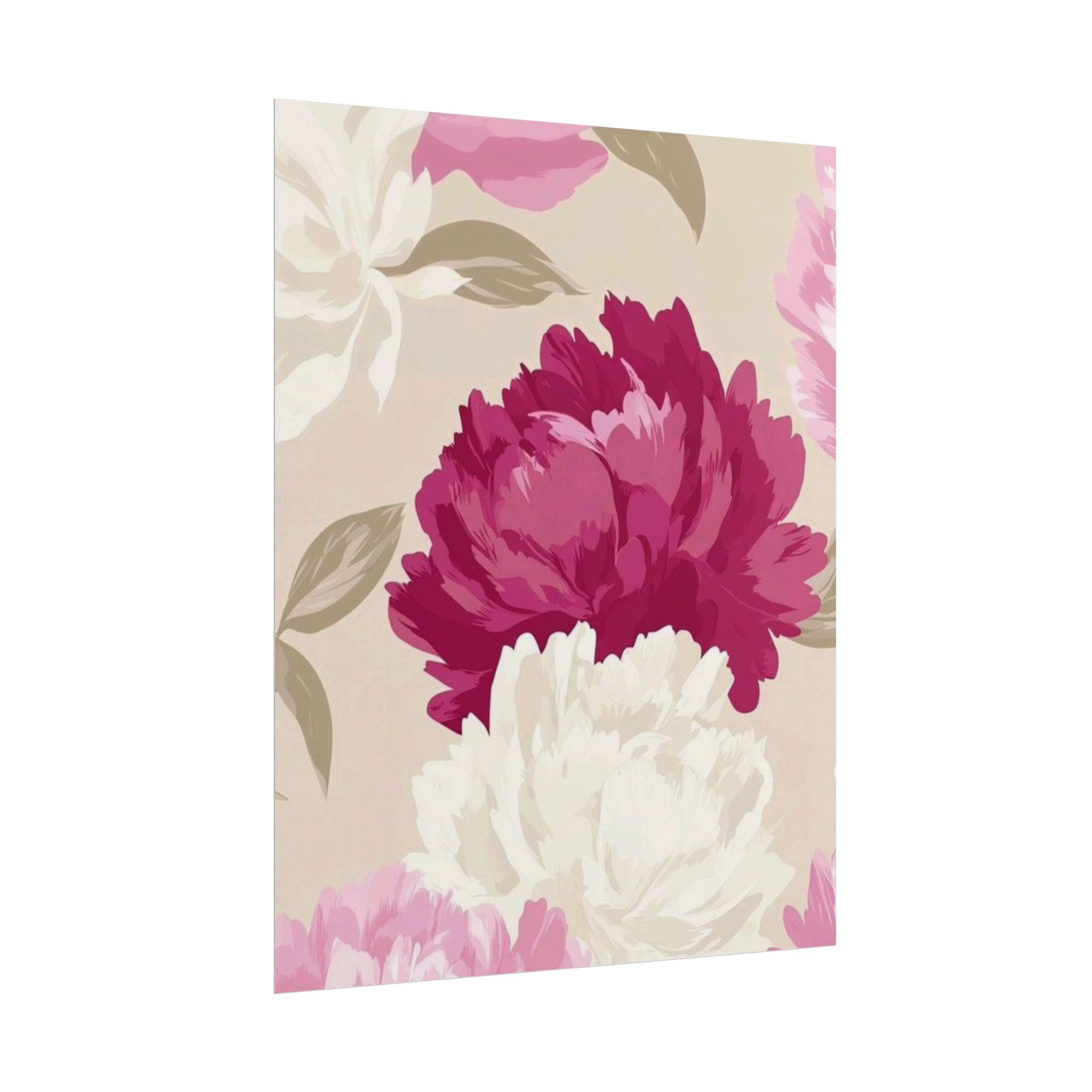 Flower Abstract Unframed Poster