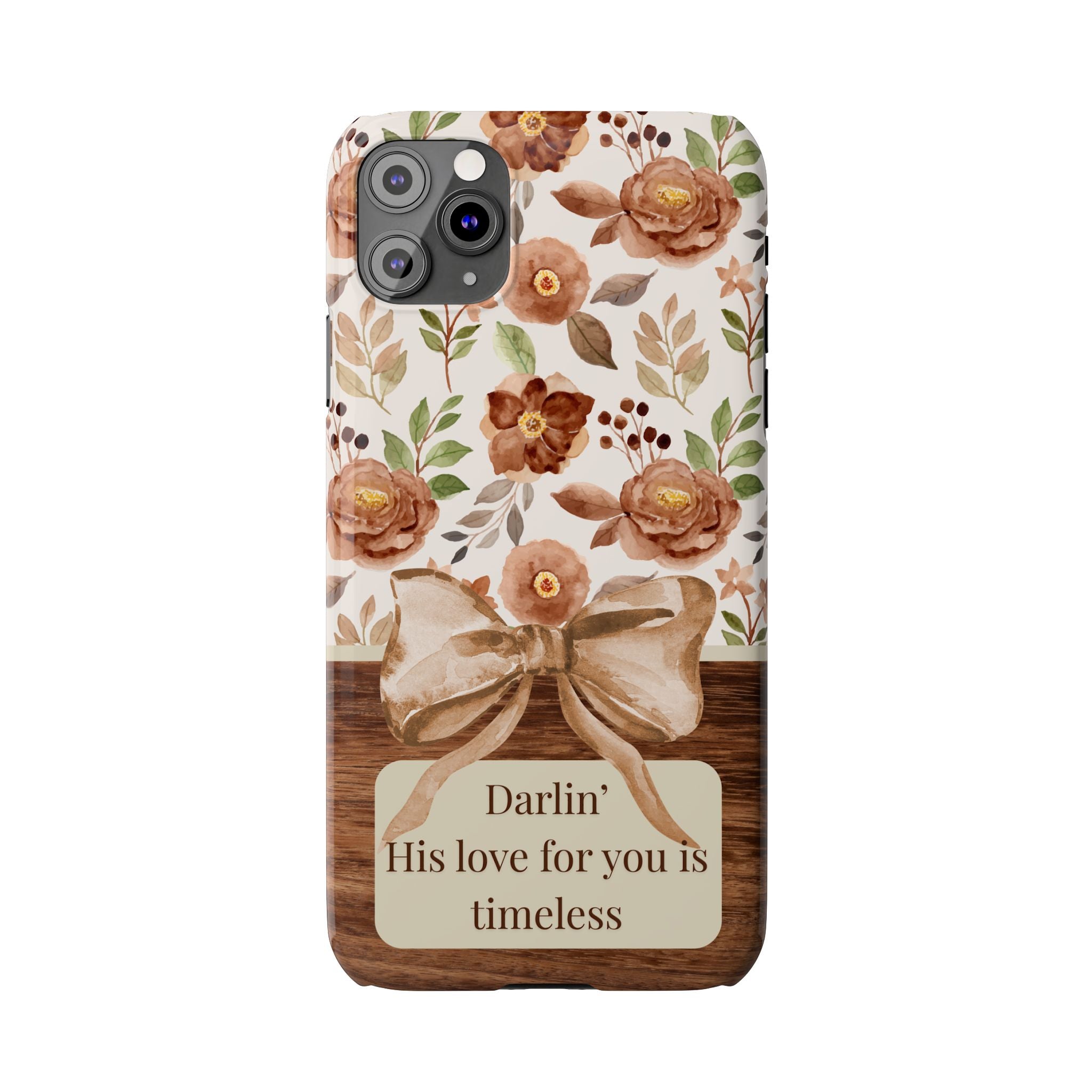 Darlin His Love For You Is Timeless iPhone Case