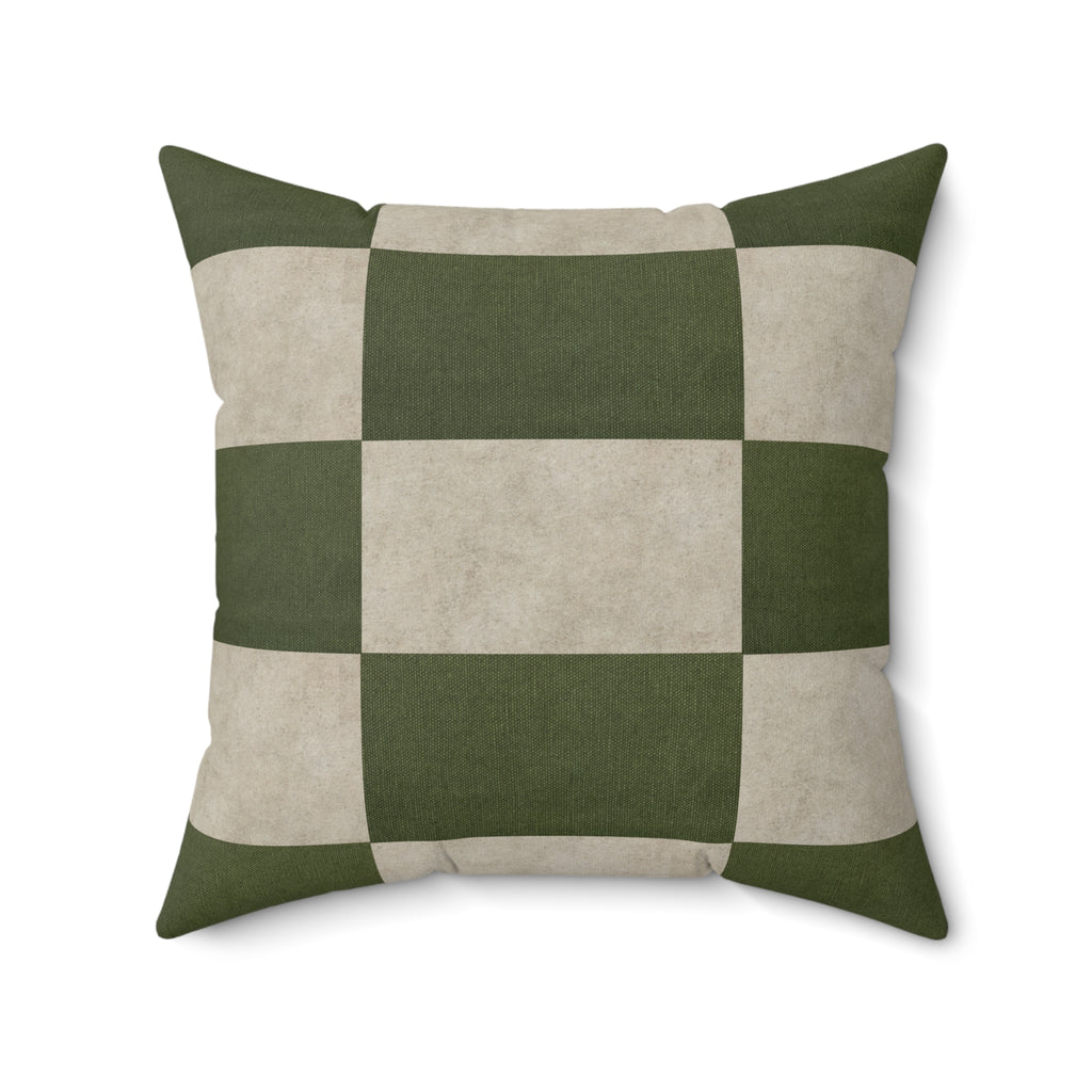 Stone & Green Pillow