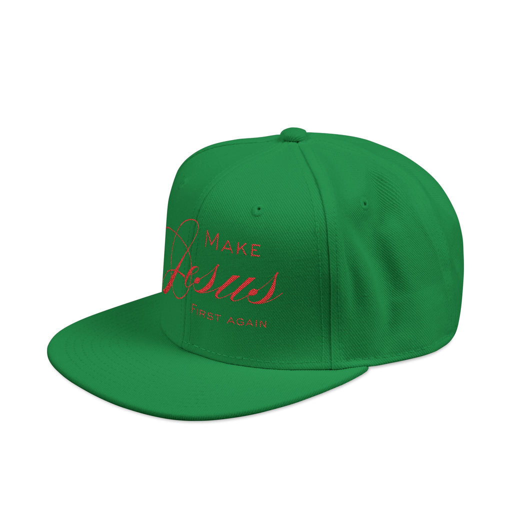 Make Jesus First Again Embroidered Hat