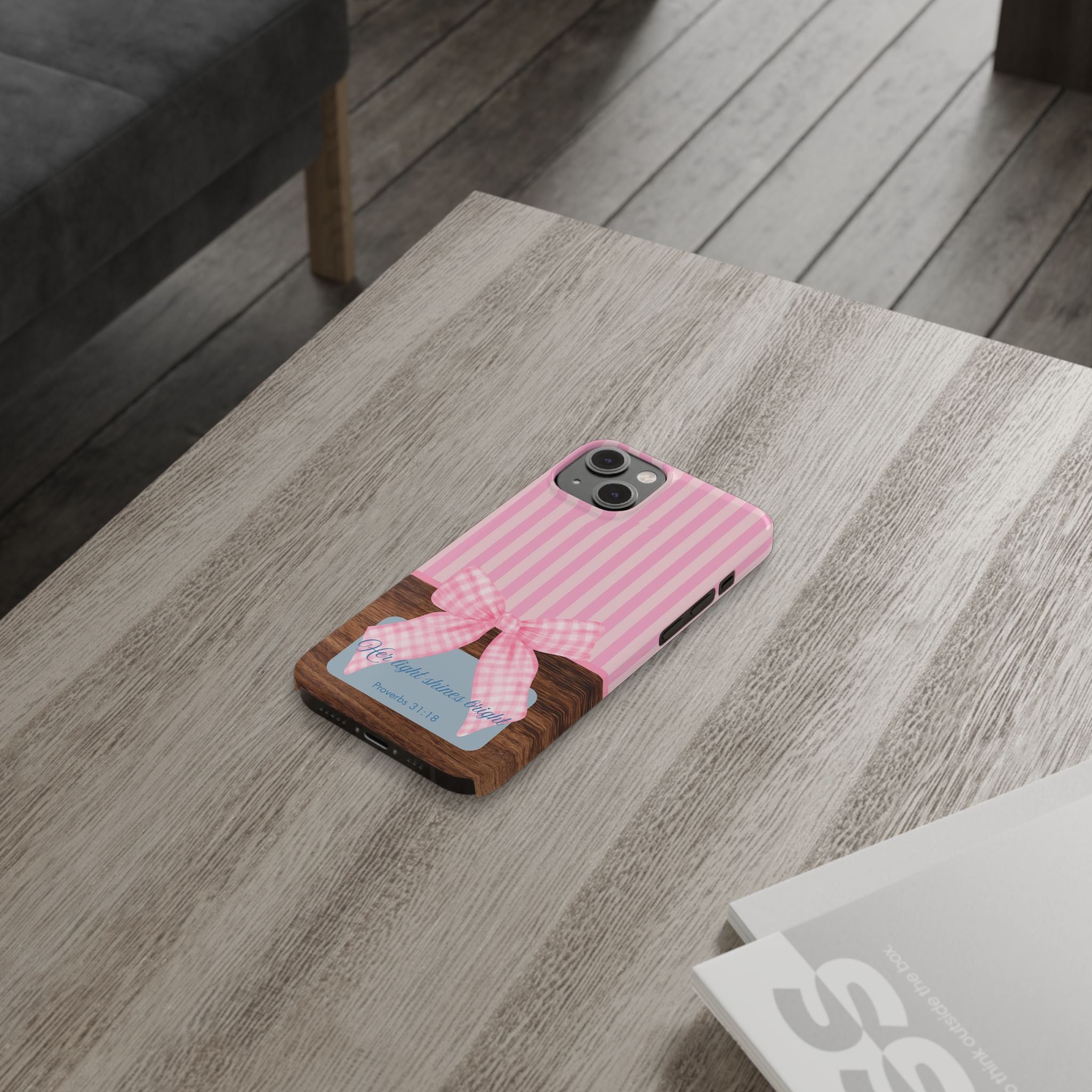 Her Light Shines Bright iPhone Case