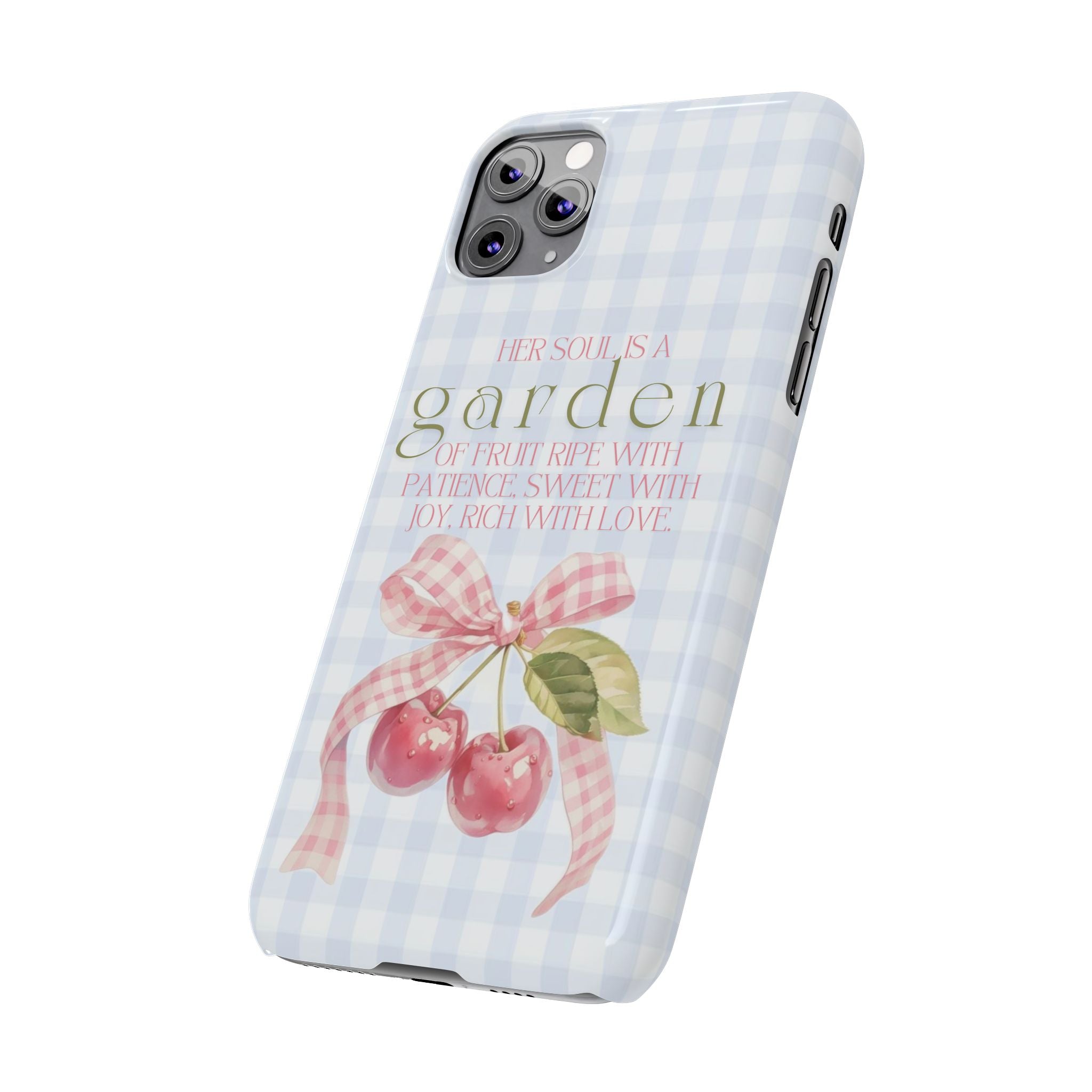Her Soul Is A Garden iPhone Case