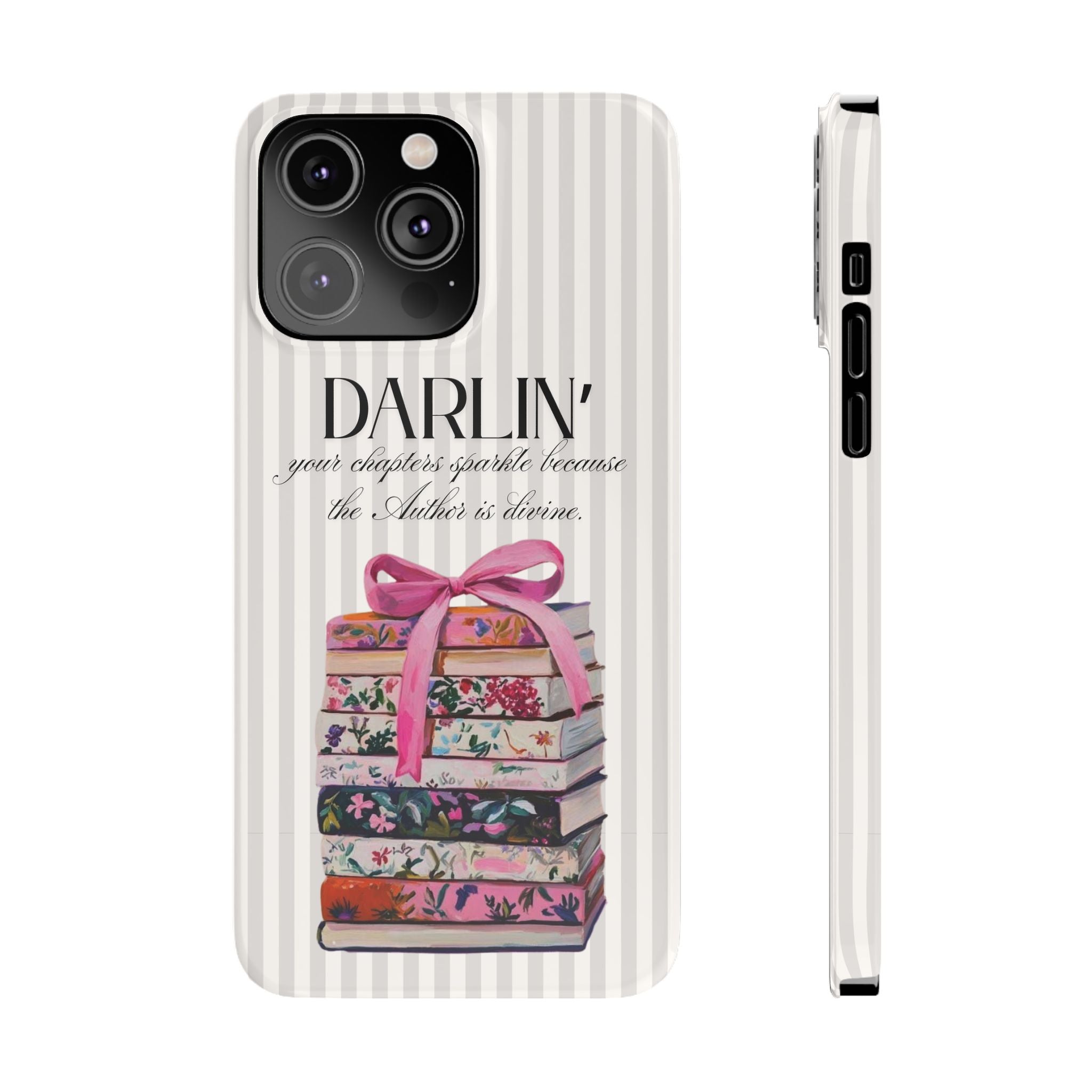 Darlin’ The Author Is Devine iPhone Case