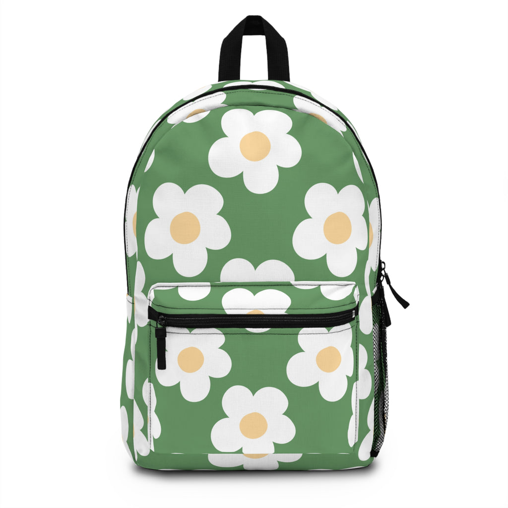 Green Daisy Kids Backpack