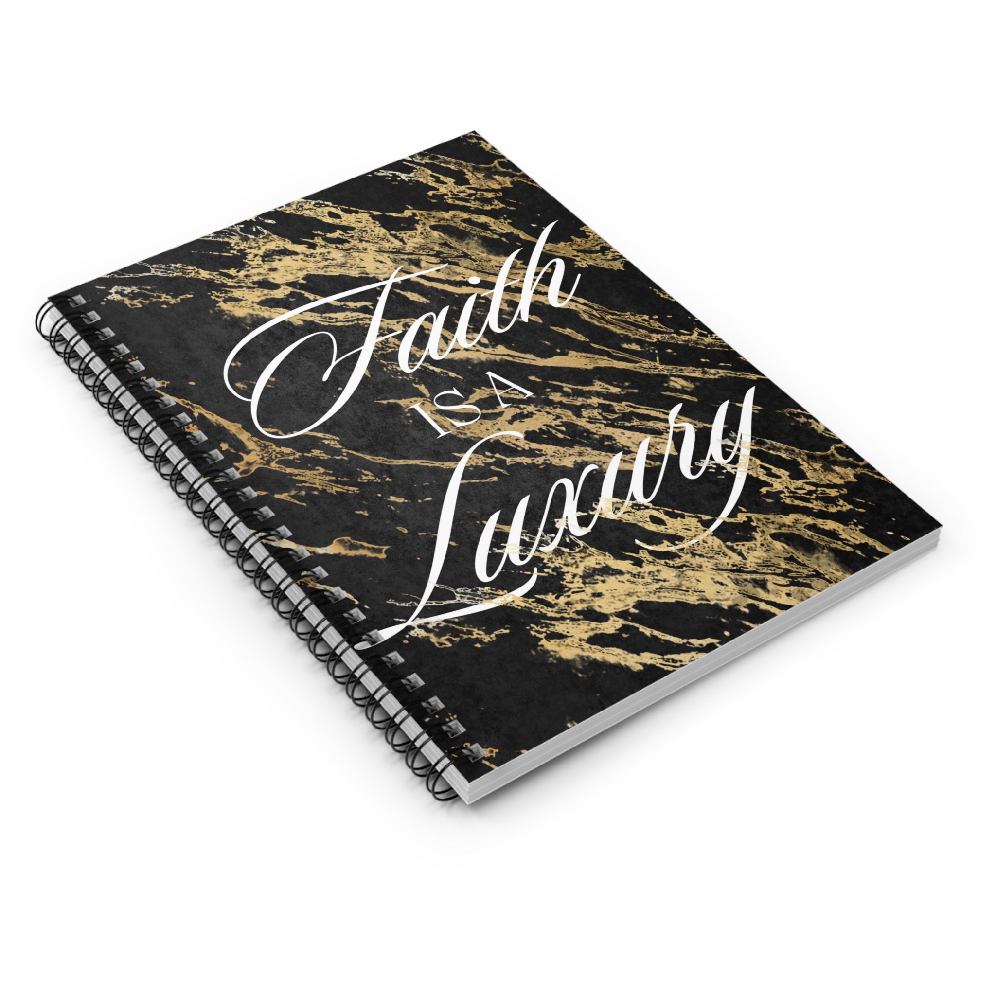 Faith Is A Luxury Spiral Notebook