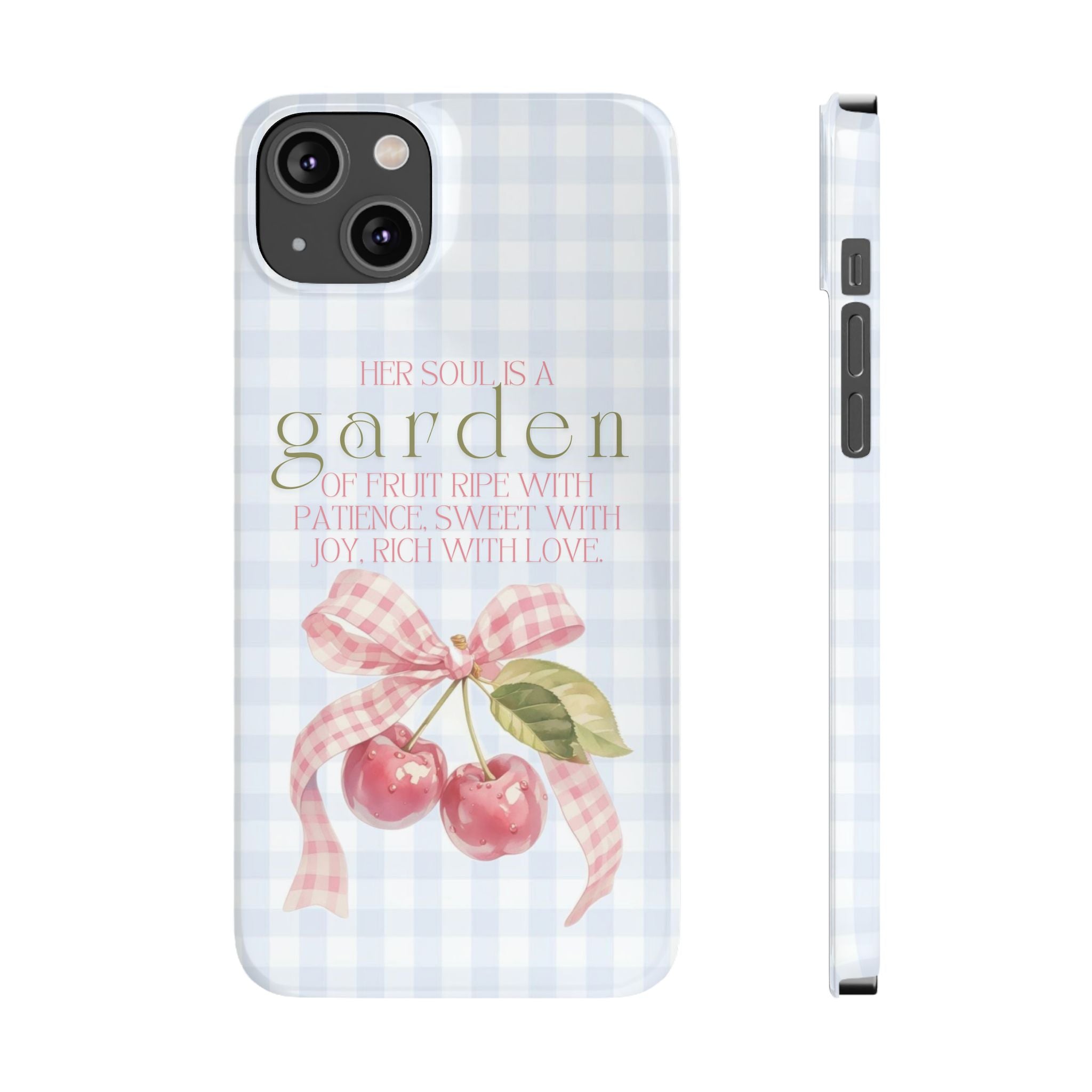 Her Soul Is A Garden iPhone Case