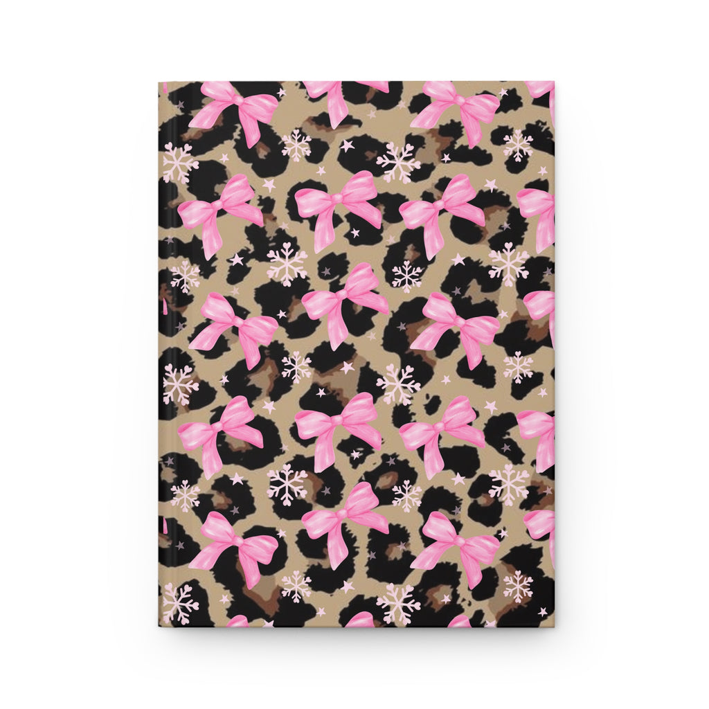 Pink Bow Snowflake Journal