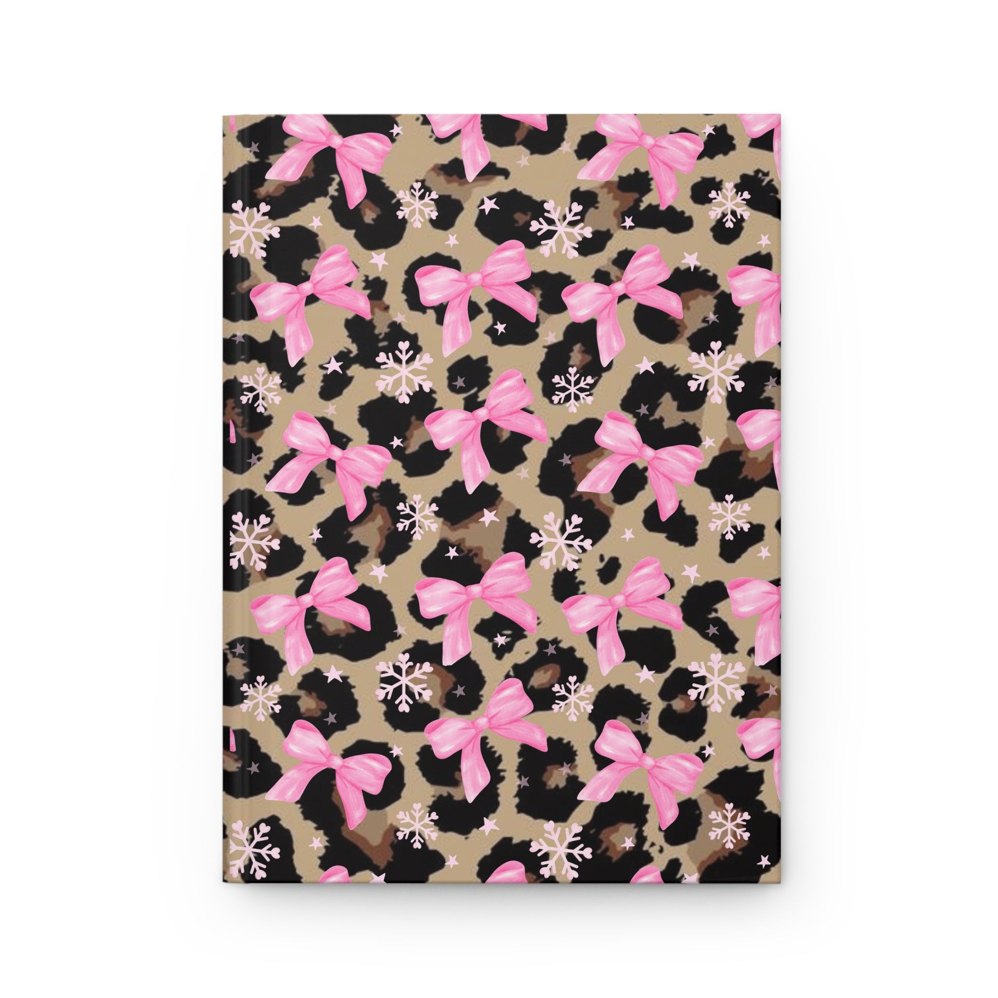 Pink Bow Snowflake Journal