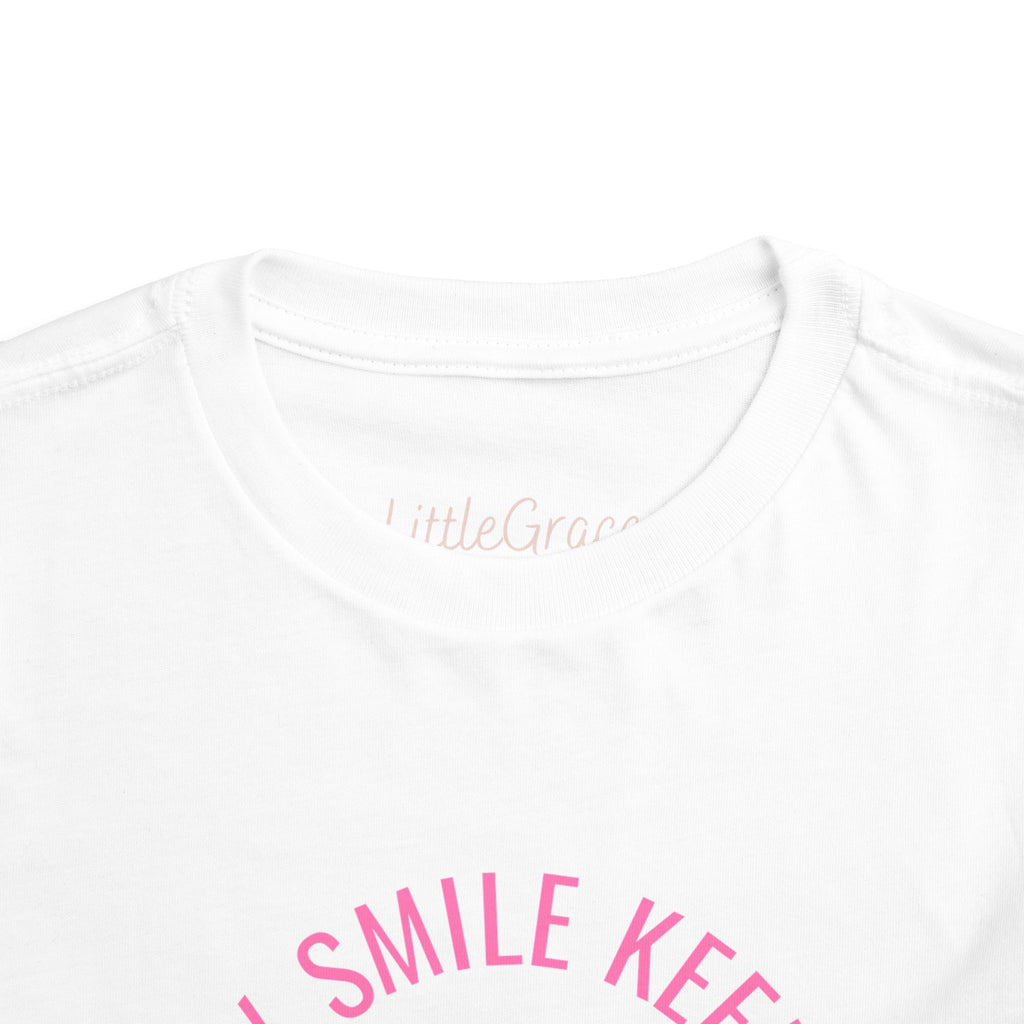 My Smile Keeps Me Out Of Trouble Toddler Tee