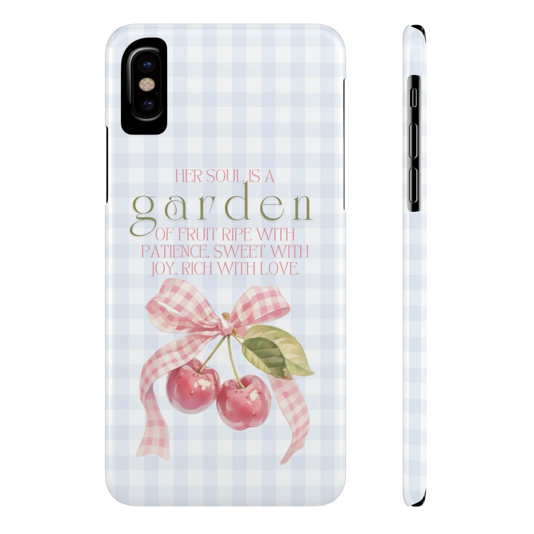 Her Soul Is A Garden iPhone Case