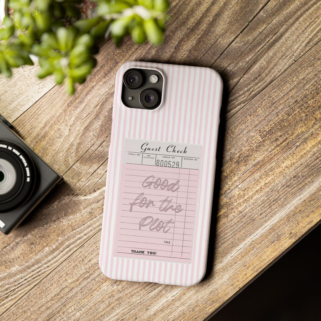 Good For The Plot iPhone Case