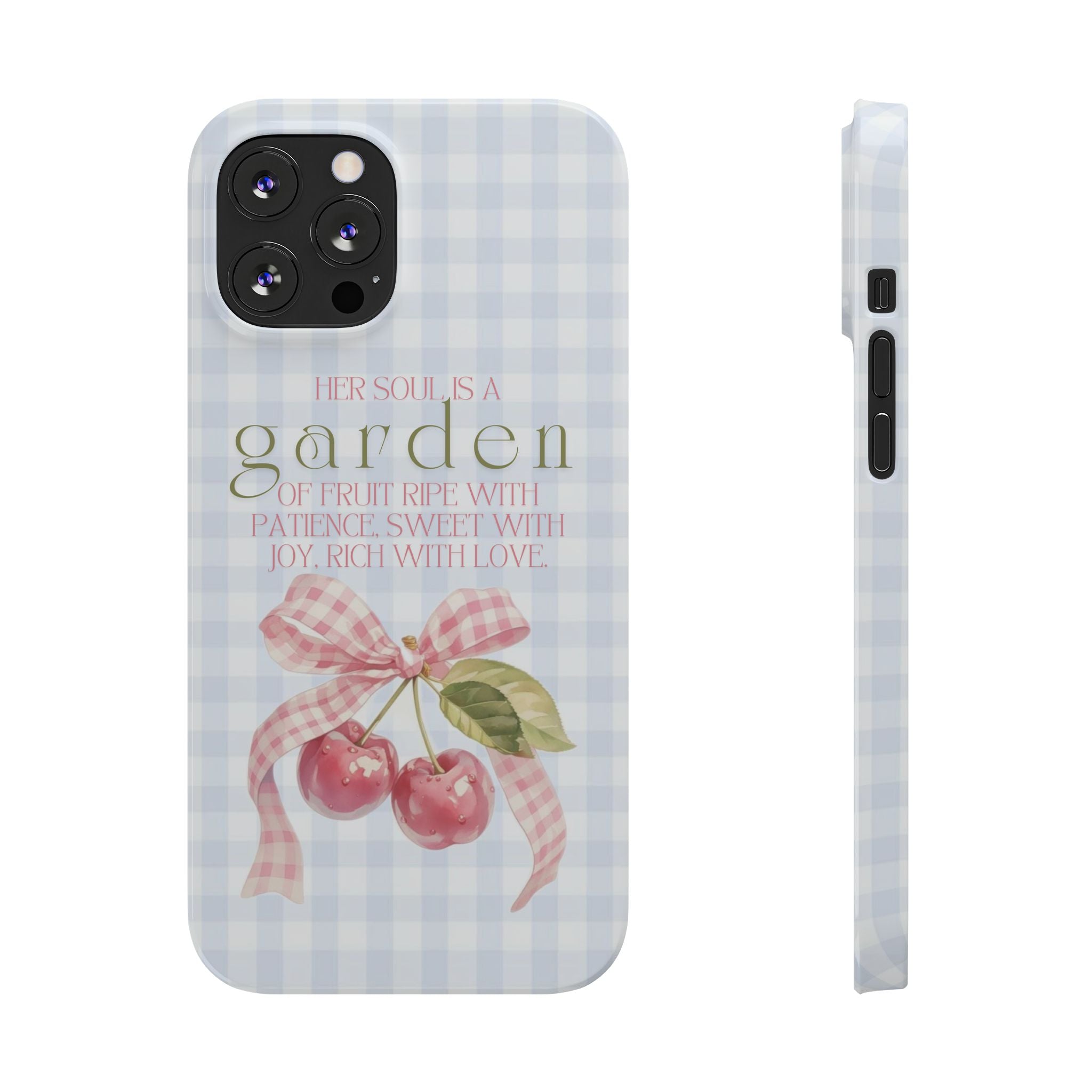 Her Soul Is A Garden iPhone Case
