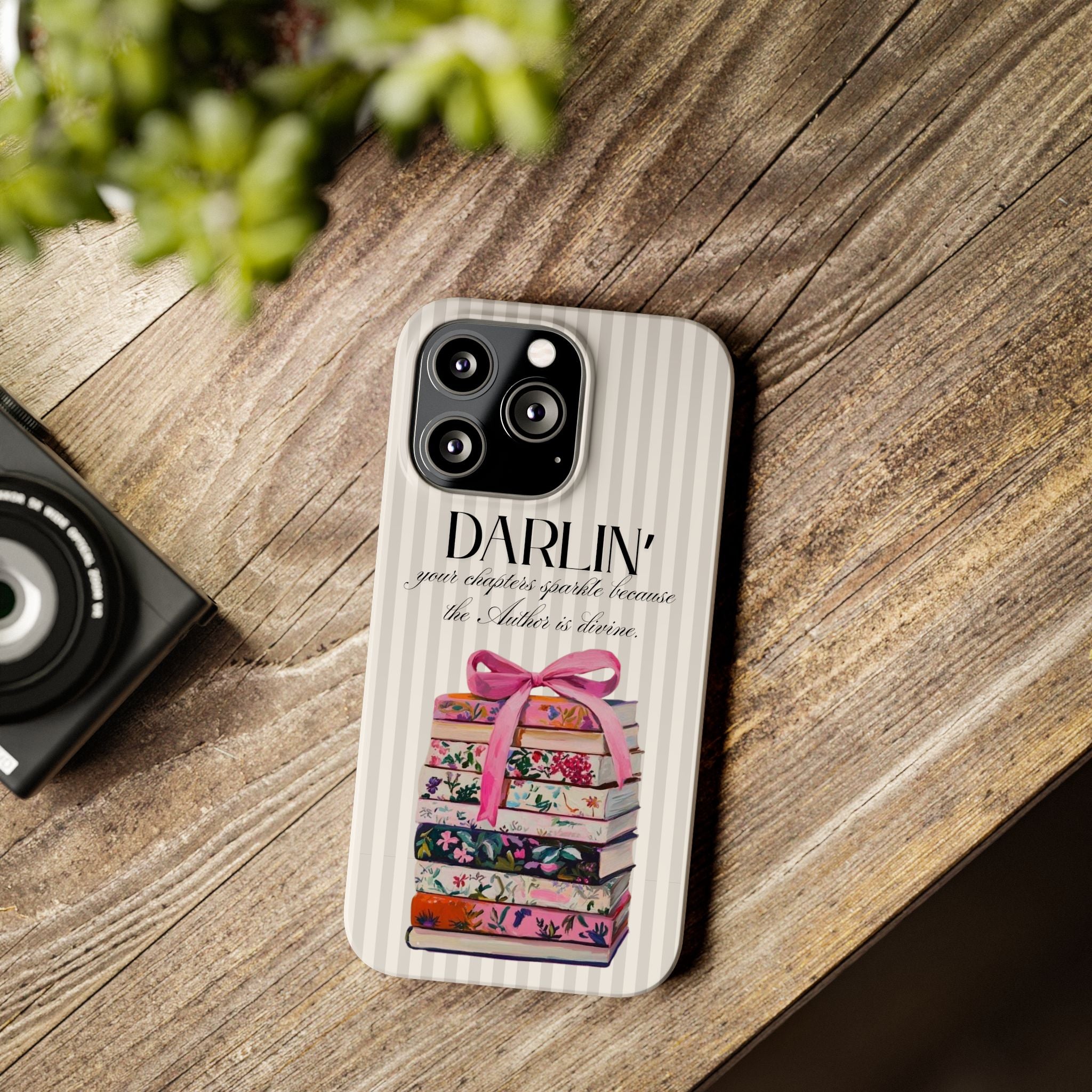 Darlin’ The Author Is Devine iPhone Case